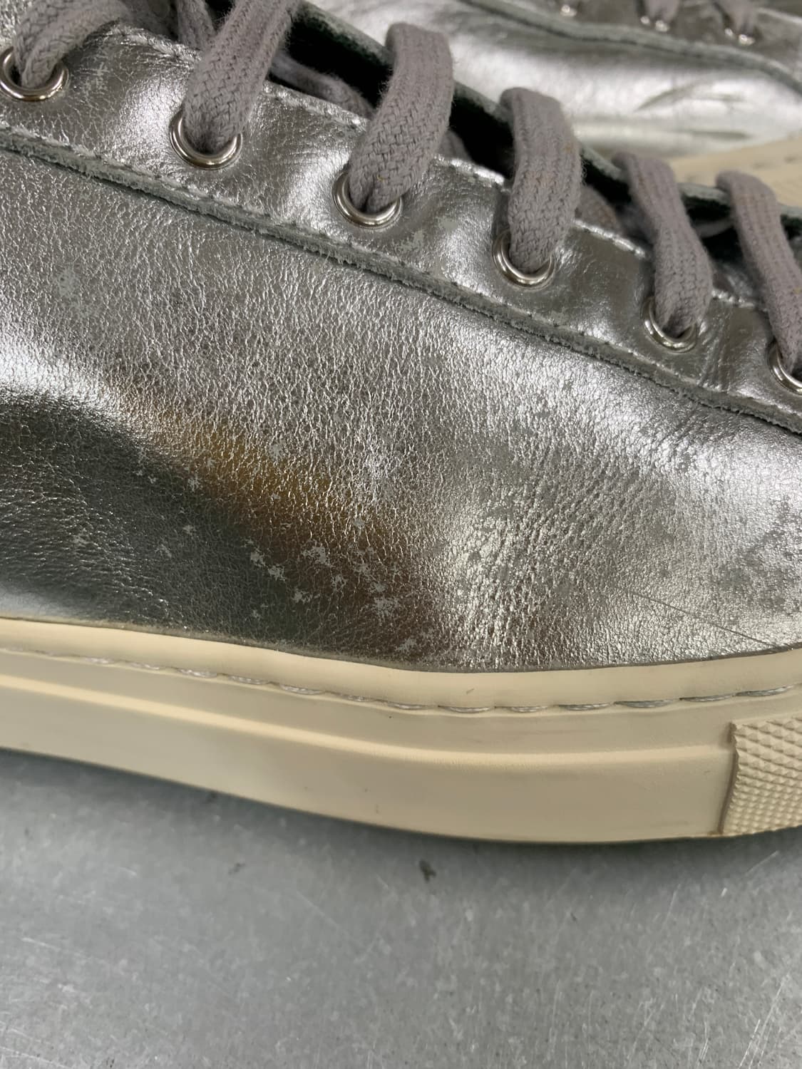 커먼 프로젝트 아킬레스 레트로 로우탑 스니커즈 실버 41(260) 상품이미지5