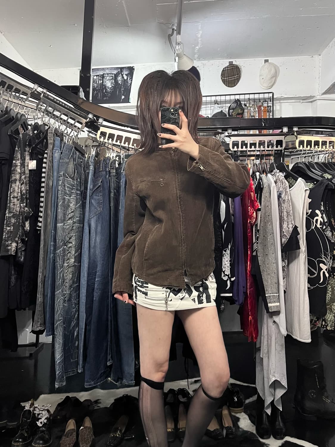 브라운 코듀로이 자켓 상품이미지1