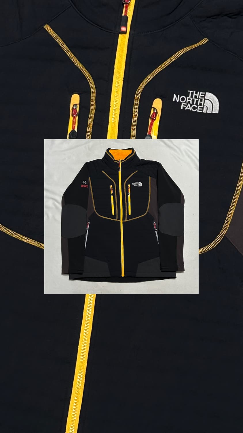 노스페이스 써밋 옐로우 플리스 자켓 상품이미지1