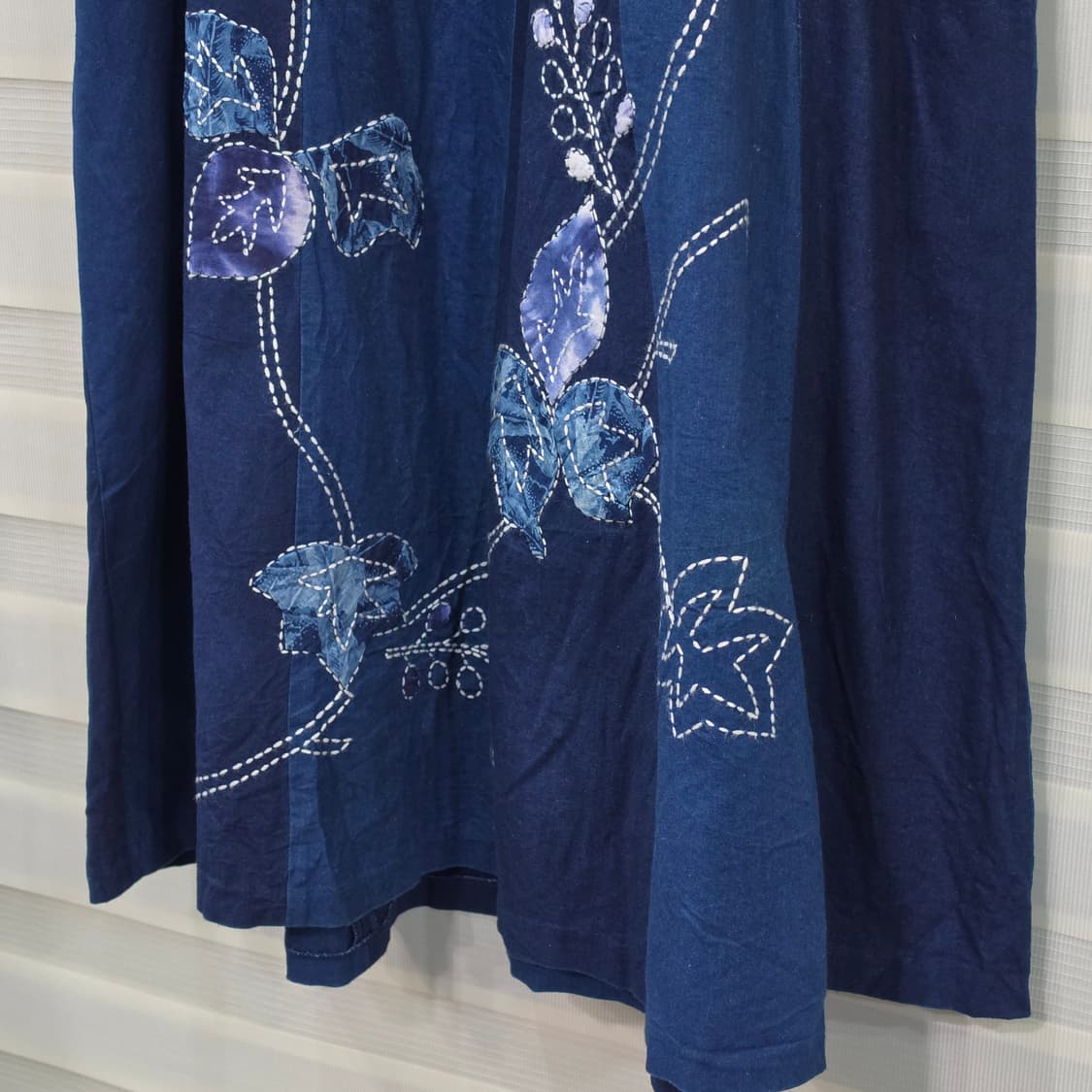 JAPAN 빈티지 인디고 반팔 원피스- 우먼프리 상품이미지4