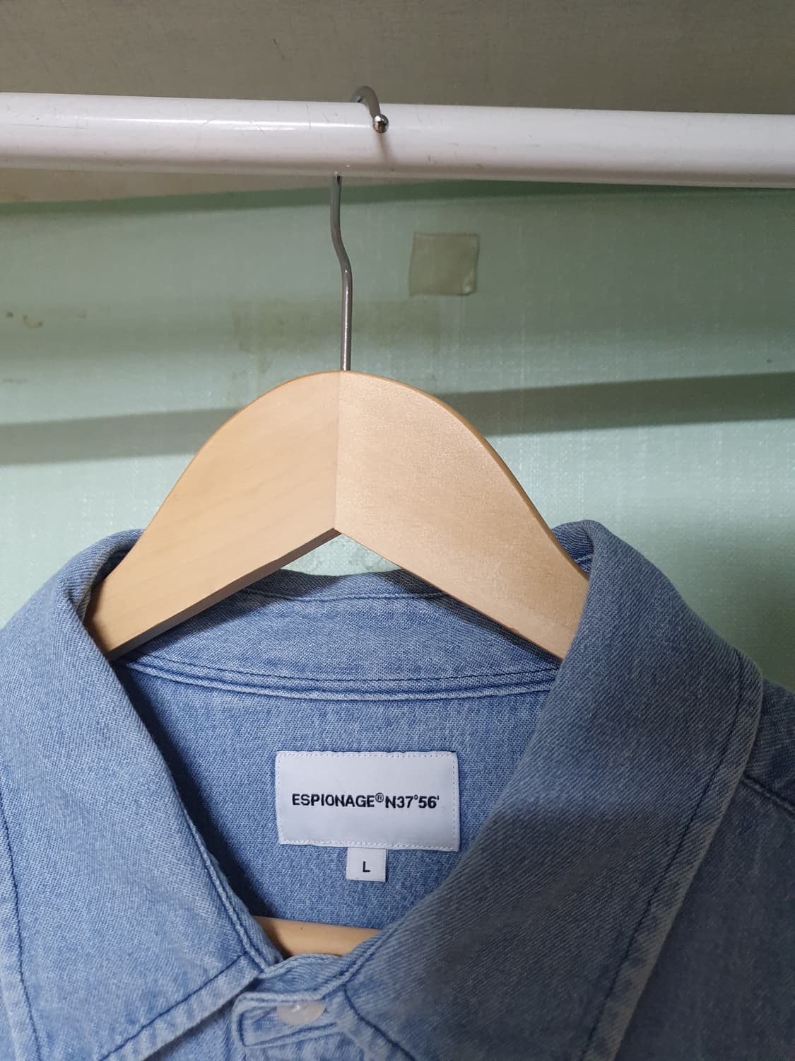 에스피오나지 데님 반팔 셔츠 L 상품이미지4