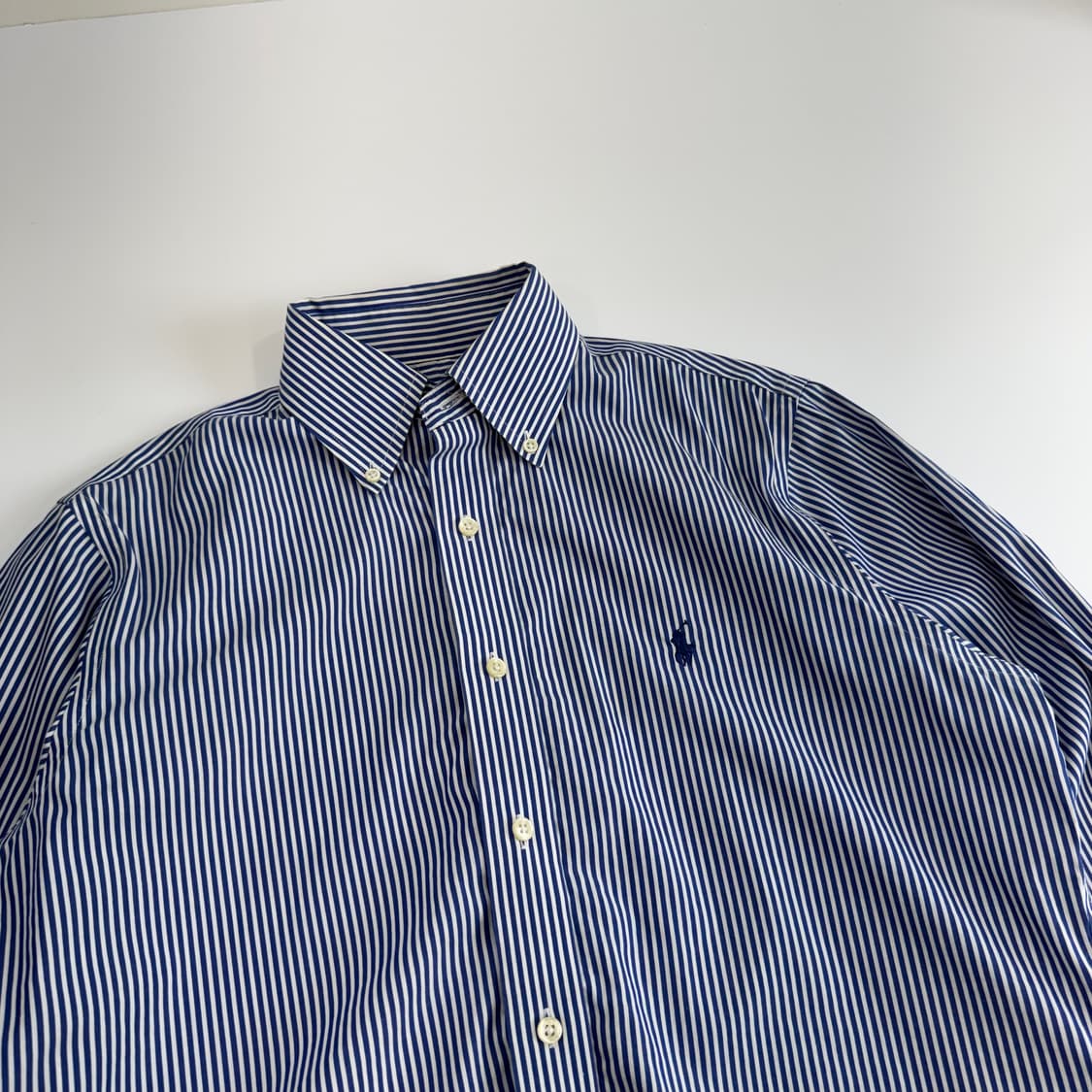 Polo 폴로 네이비 포니 블루 스트라이프 셔츠  상품이미지4