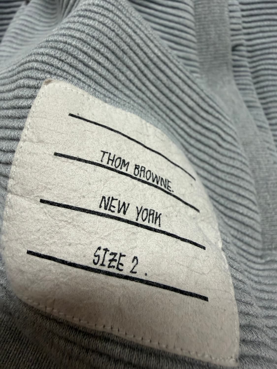 톰브라운 코튼 오토만 사선 후드집업 ( 100 ) 상품이미지5