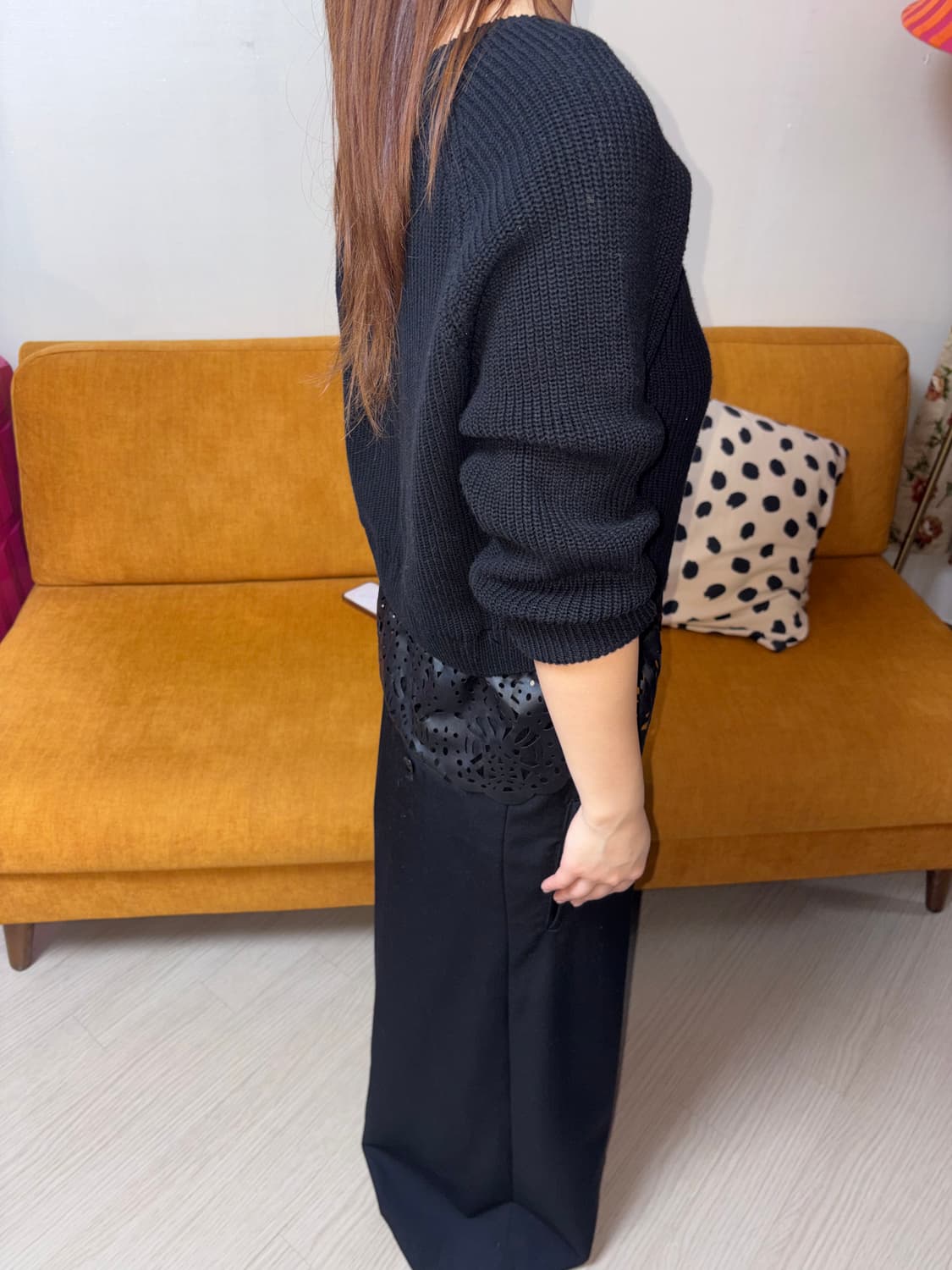 French Connection Laser-Cut Hem Knit 상품이미지2