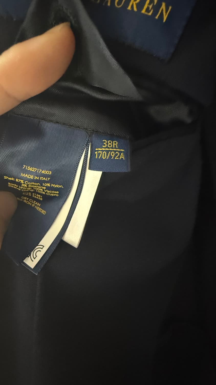 폴로 랄프로렌 네이비 블레이져 상품이미지4