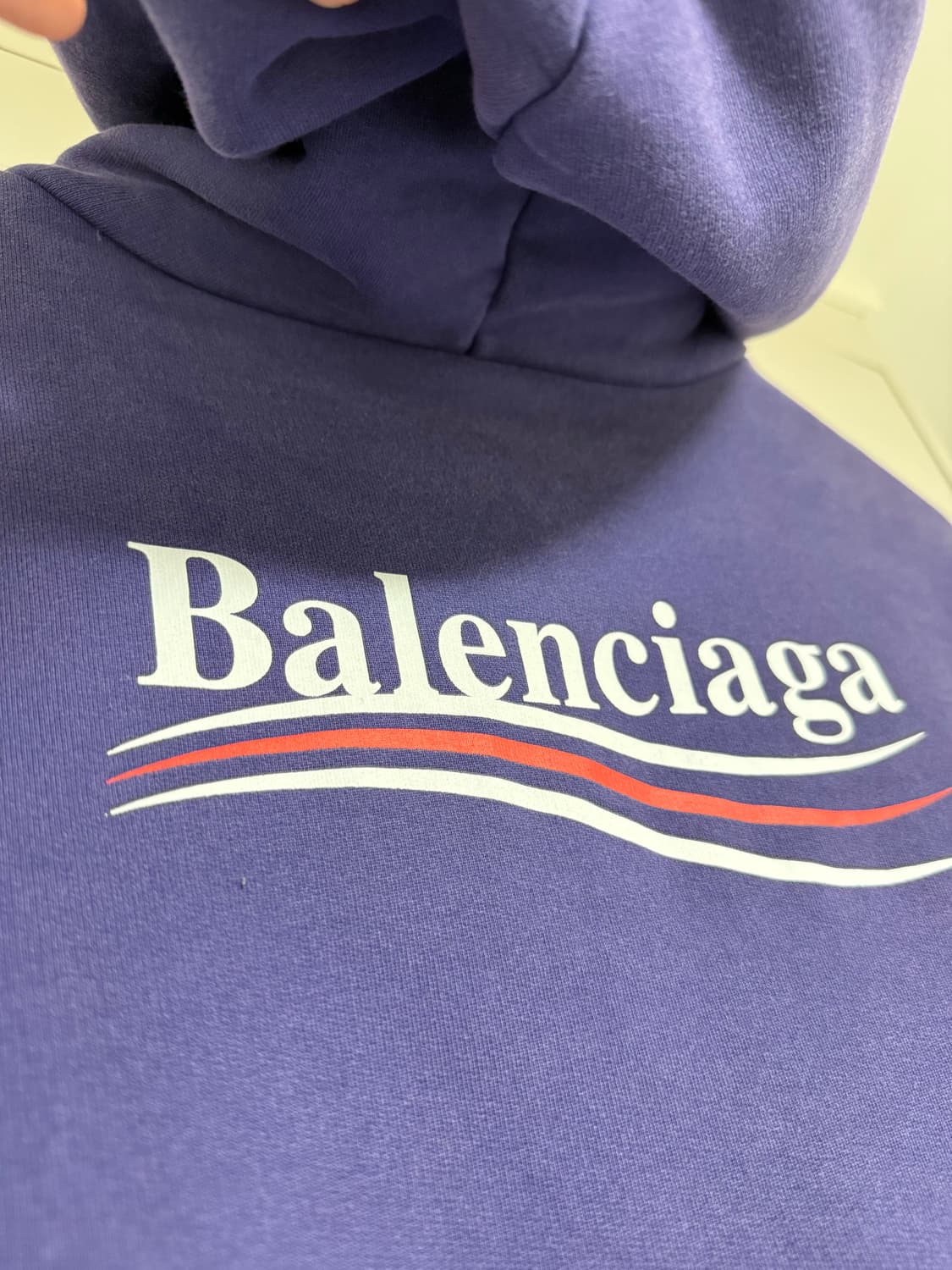 발렌시아가 웨이브로고 후드 105 상품이미지6