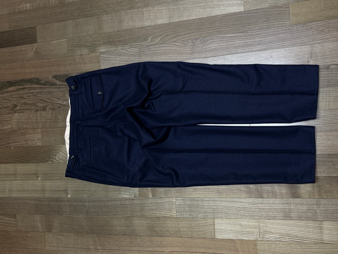 드레익스 울 플란넬 트라우저 딥네이비 상품이미지6