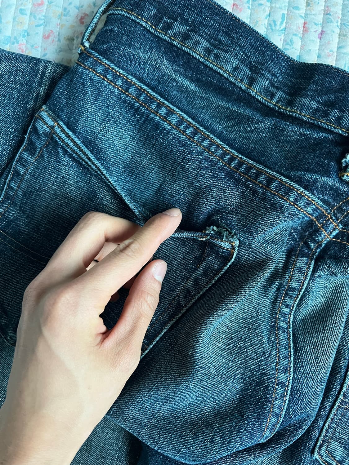 RRL 더블알엘 빈티지파이브포켓 기빈스 데님 청바지 28x30 상품이미지5