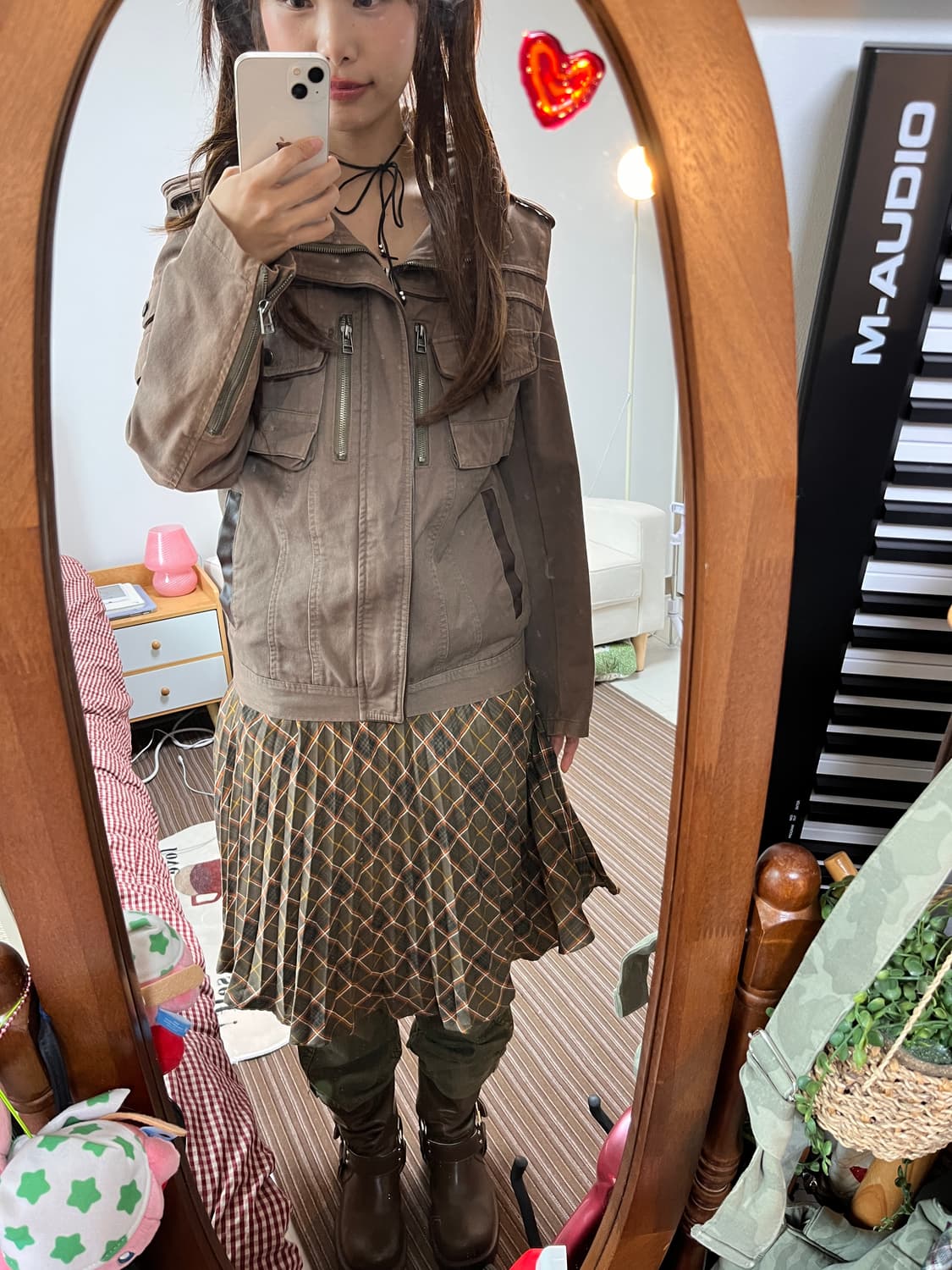 빈티지 자켓 코디 세트 상품이미지6