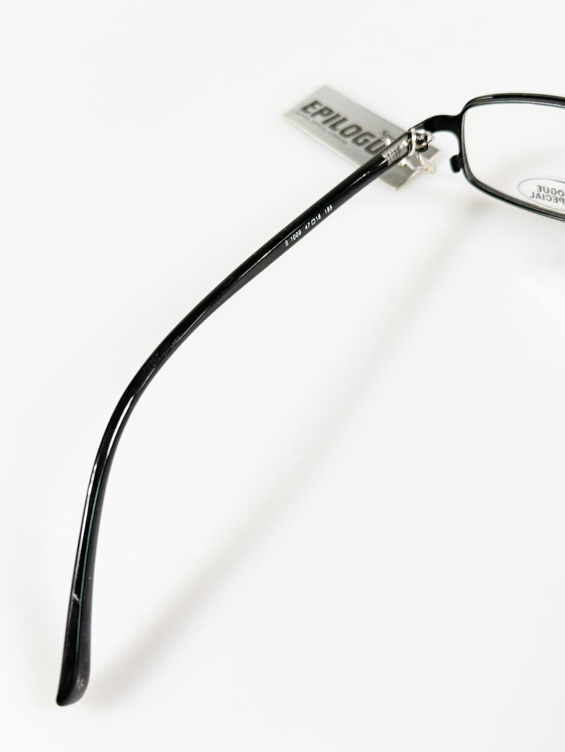 EPILOGUE 블랙 슬림 스퀘어 메탈 빈티지 안경 상품이미지7