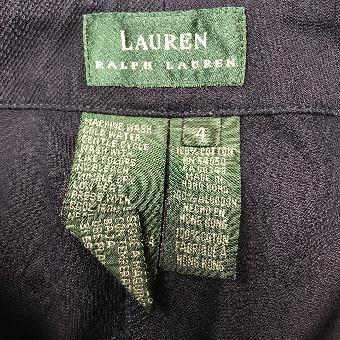 랄프로렌 네이비 치노 팬츠 4(W) 상품이미지6