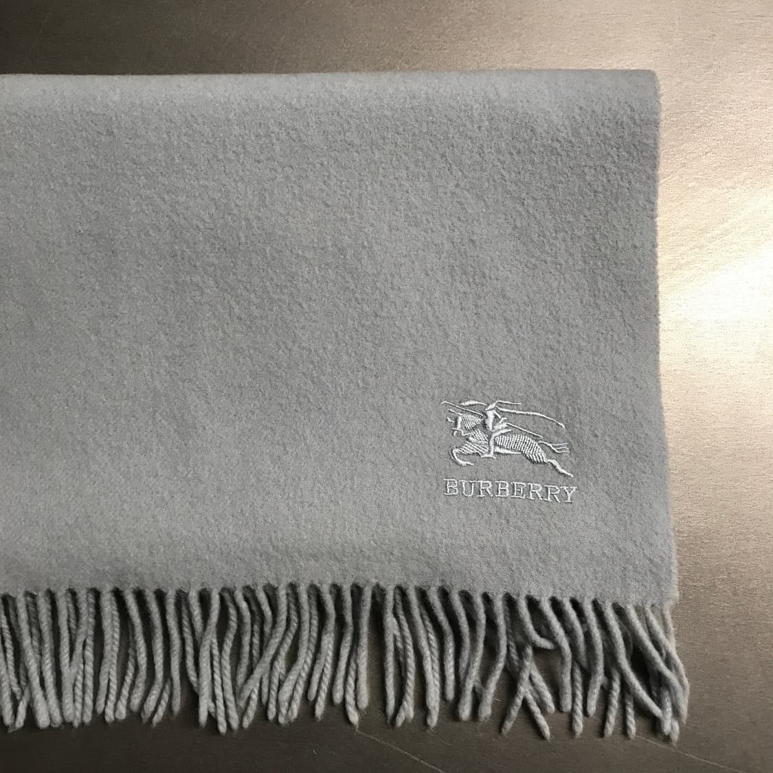 버버리 정품 램스울 머플러 블루 상품이미지2