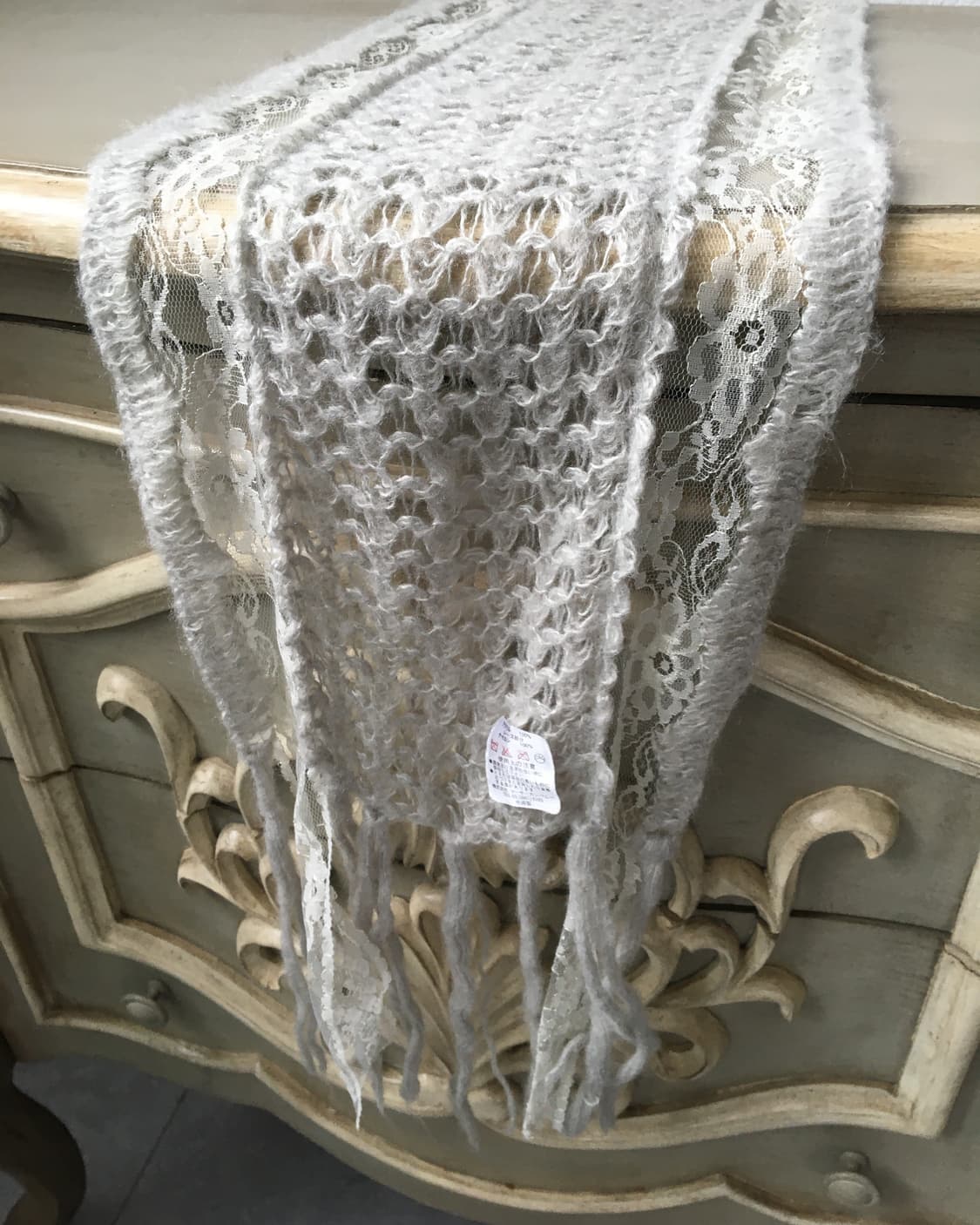 lace trimming net muffler 상품이미지2