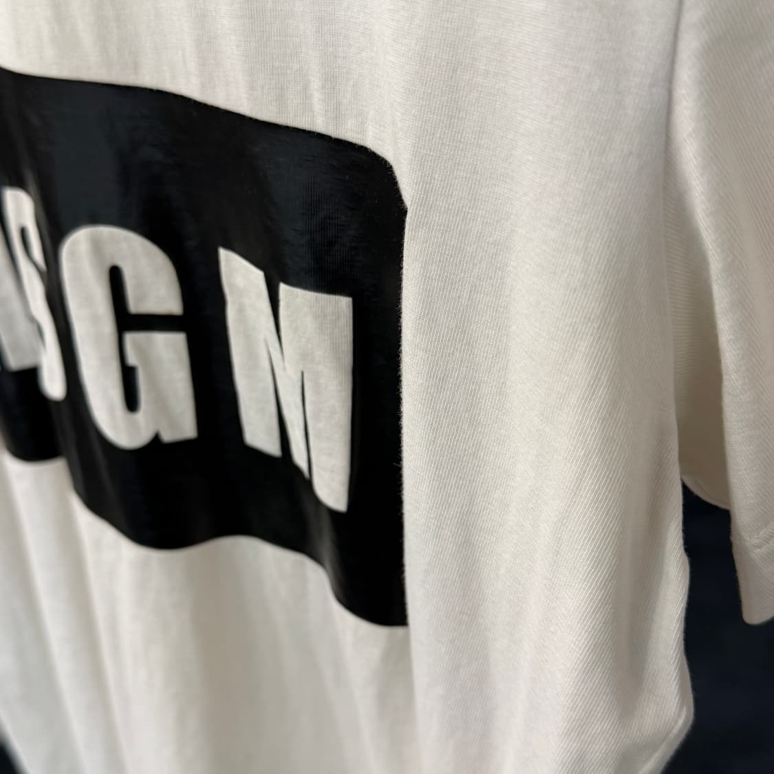 [M] MSGM 박스로고 반팔티셔츠 상품이미지3