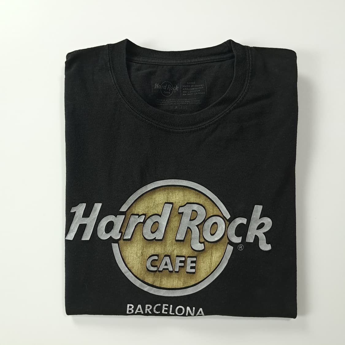CK402 L 하드락카페 바르셀로나 블랙 반팔 티셔츠 상품이미지6
