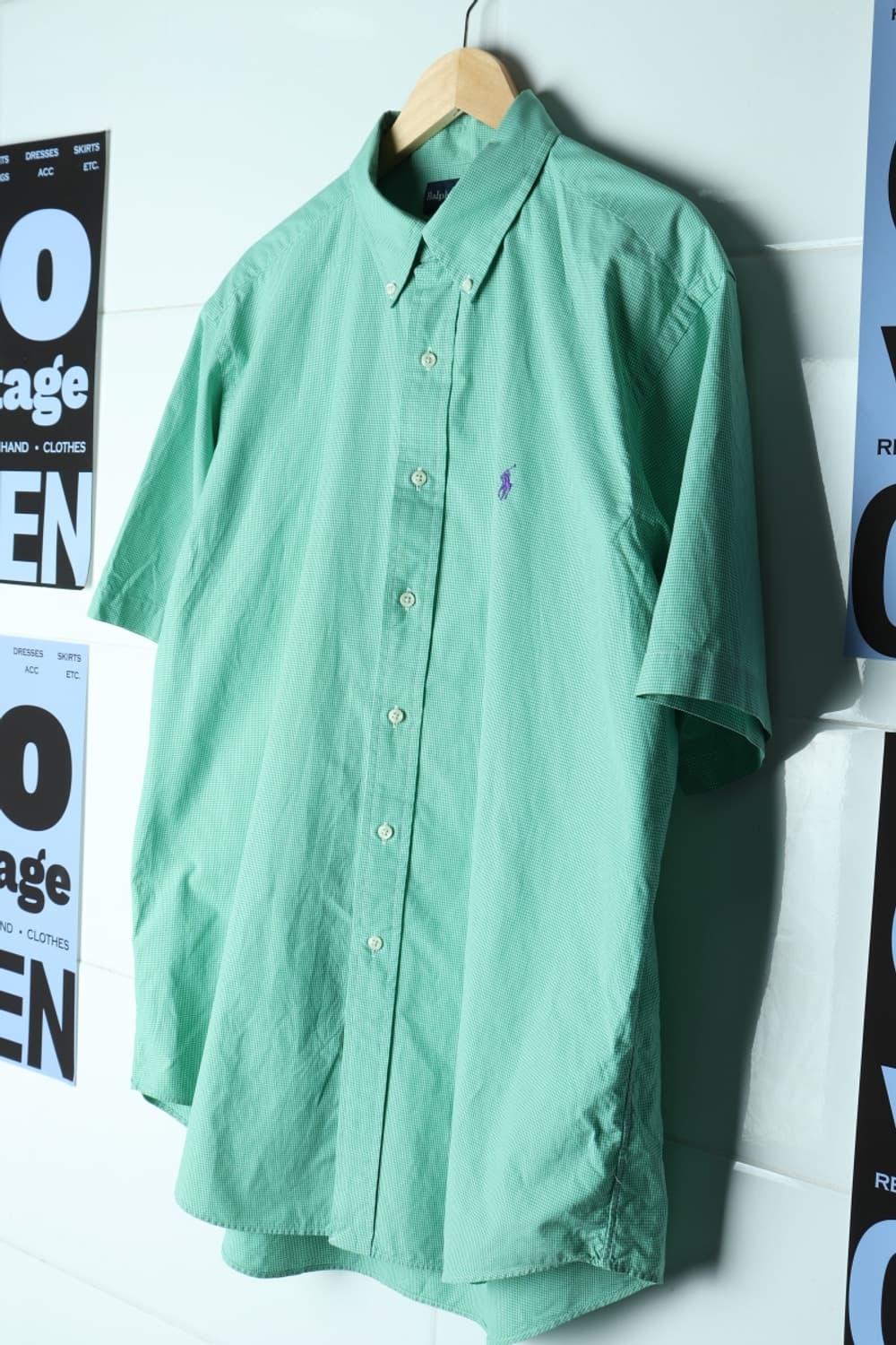 (XL-2XL) 폴로 랄프로렌 반팔 카라 티셔츠 UAS 남방-H33301 상품이미지1