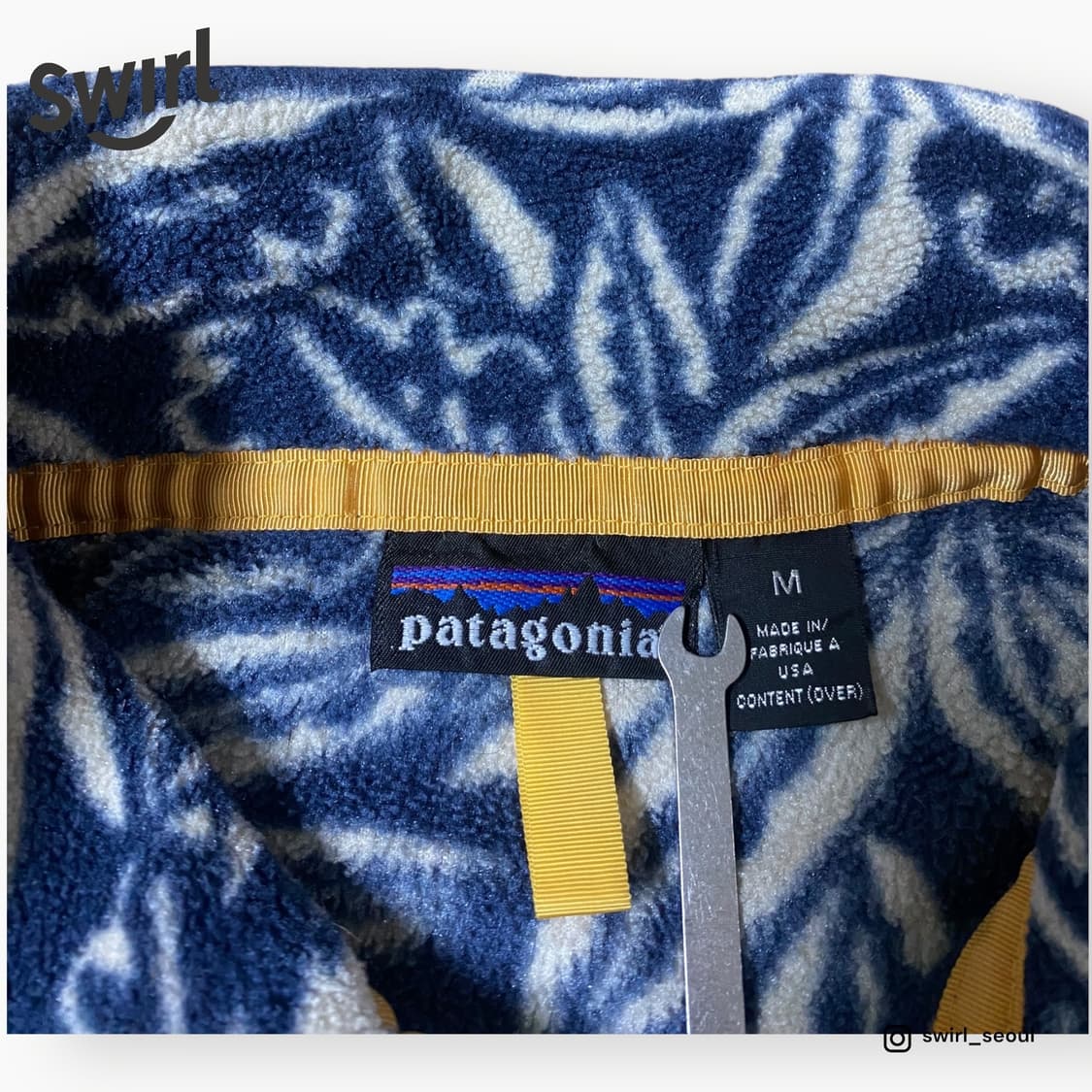 🌊90s US made Patagonia synchila flower  상품이미지5