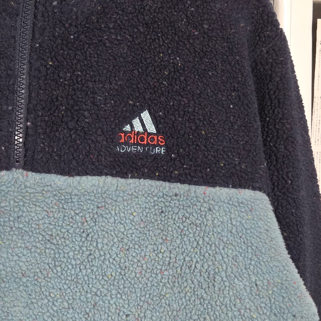 아디다스 블루 아노락 반집업 후리스 상품이미지4
