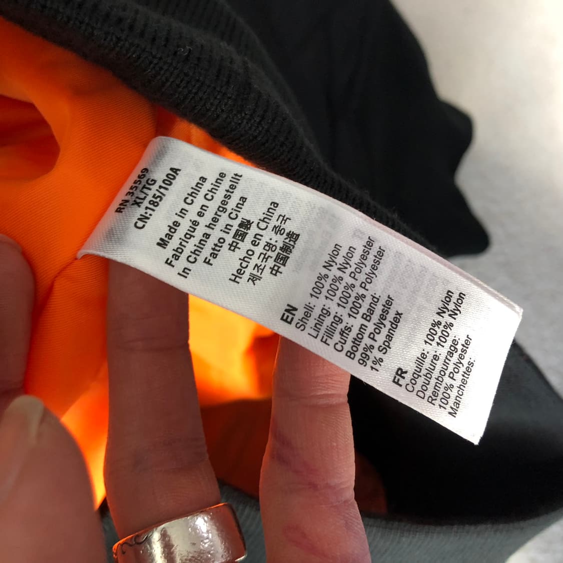 알파인더스트리 풀오버 후드 Ma1 상품이미지8