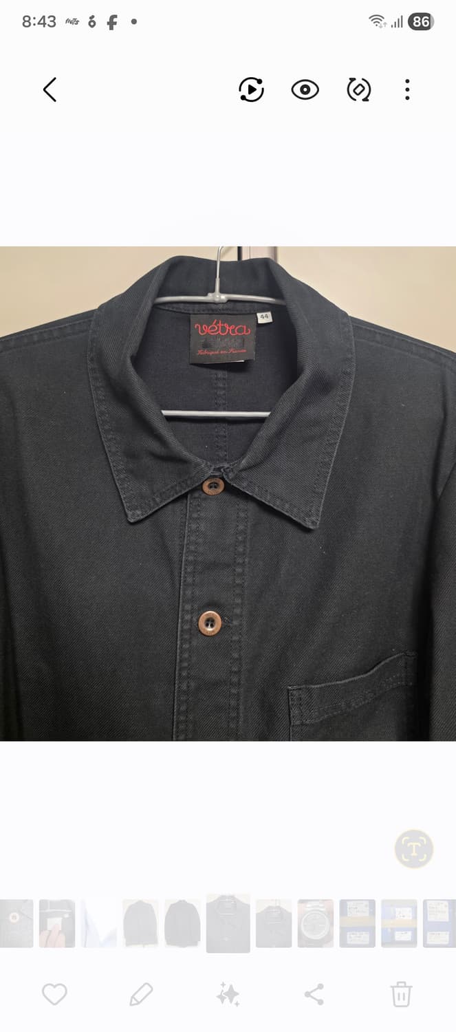 베트라 VETRA 프렌치 워크자켓 브레이져 블랙 (44)  상품이미지9