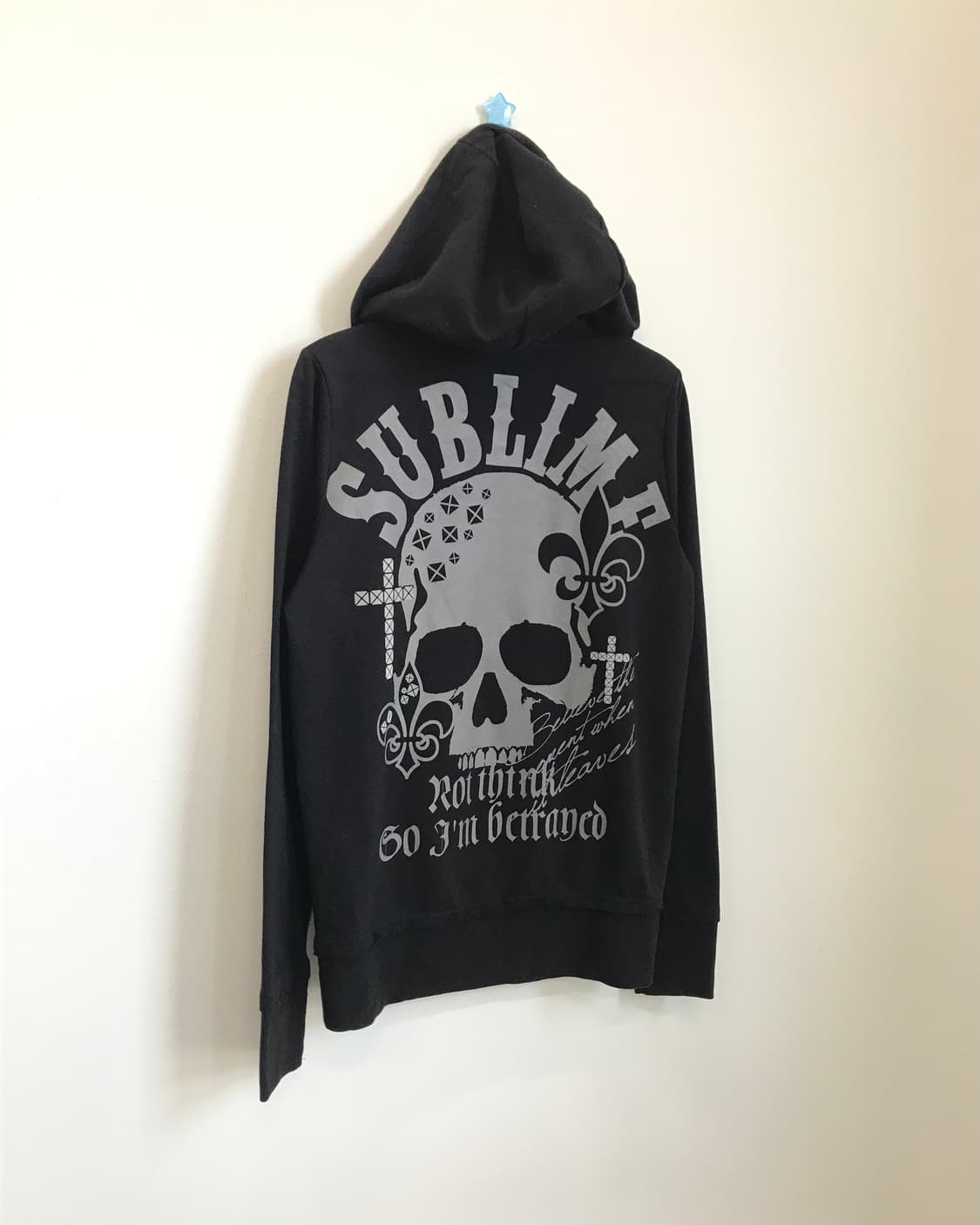 GHOST OF HARLEM Skull Graphic Hood zip 상품이미지3
