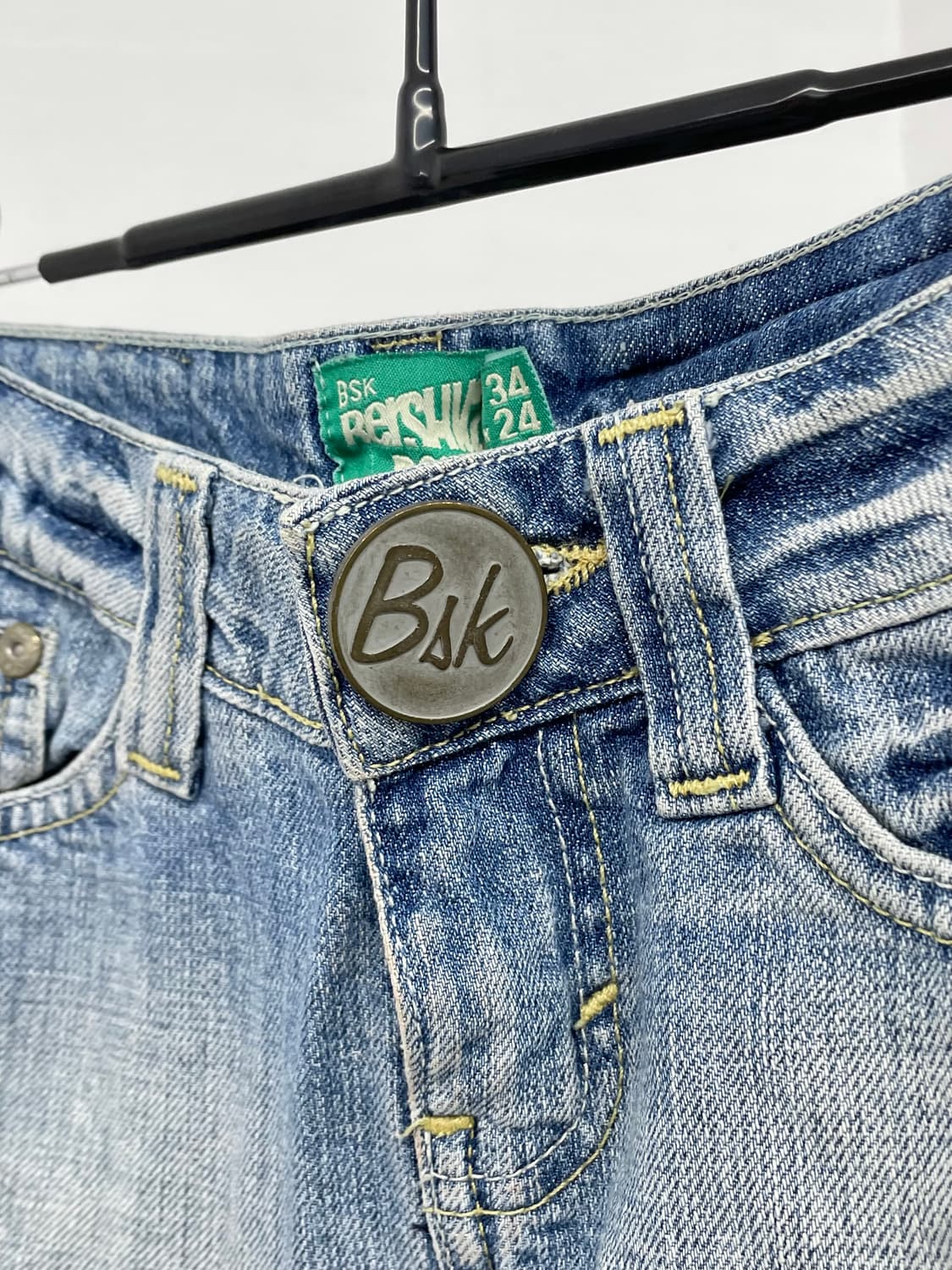 데님 워싱 마이크로 스커트 상품이미지5