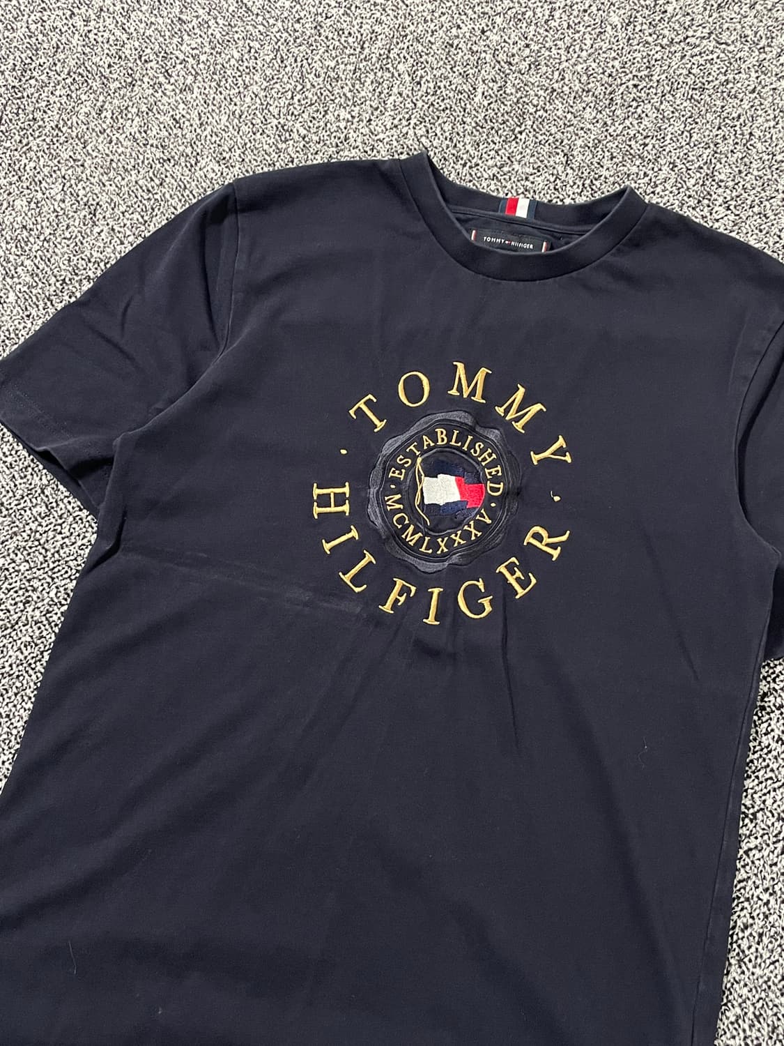 빈티지9. 타미힐피거 아이콘 코인 로고 반팔 티셔츠 반소매 반팔티 상품이미지2