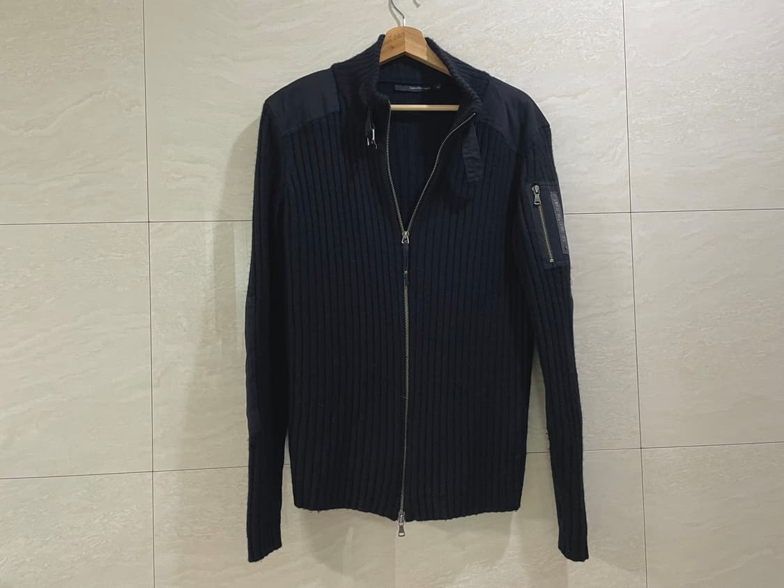 CK / 레트로 니트 집업, 남성 자켓 / L 상품이미지1