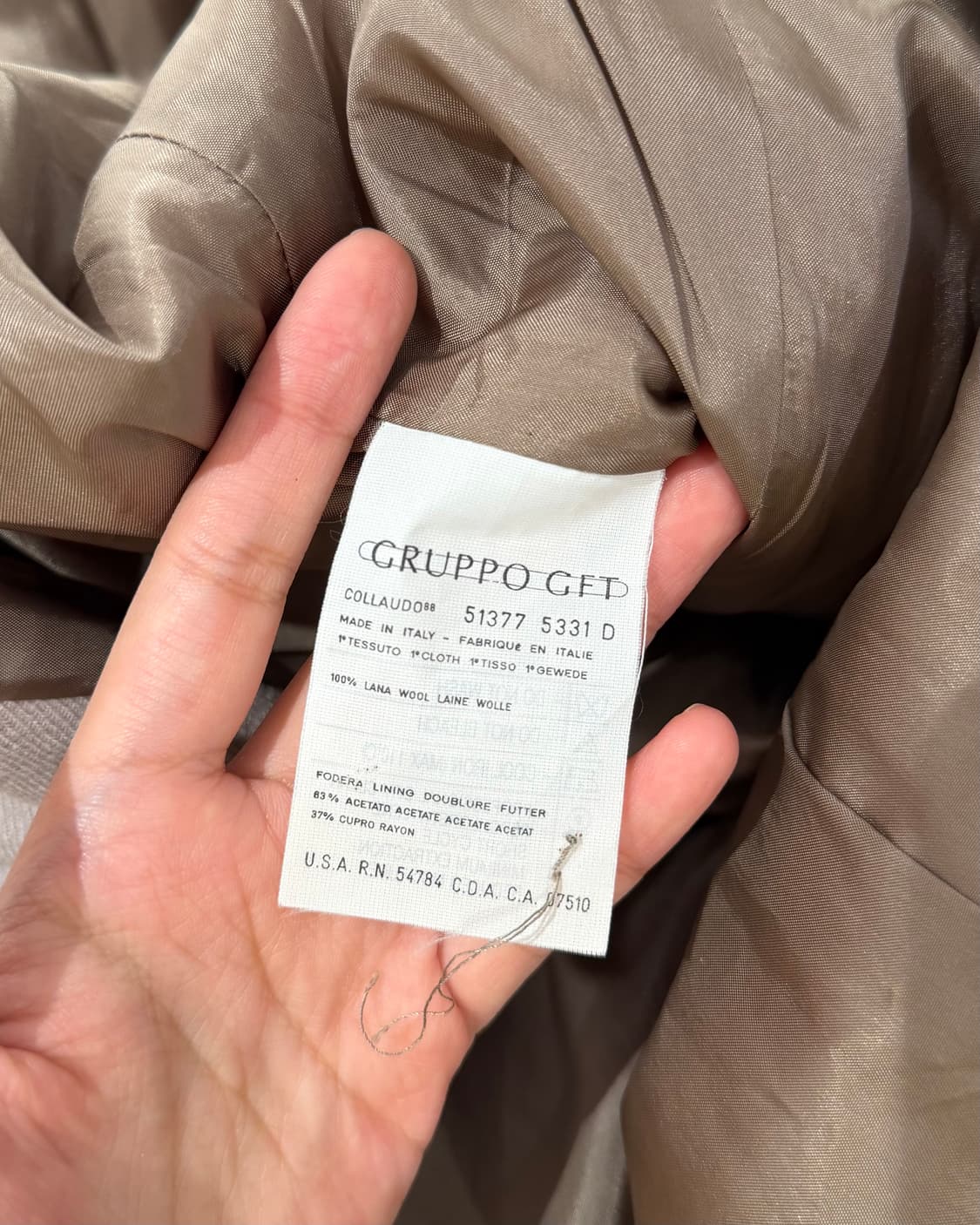 크리스찬 디올 베이지 더블 브레스티드 블레이저 상품이미지9