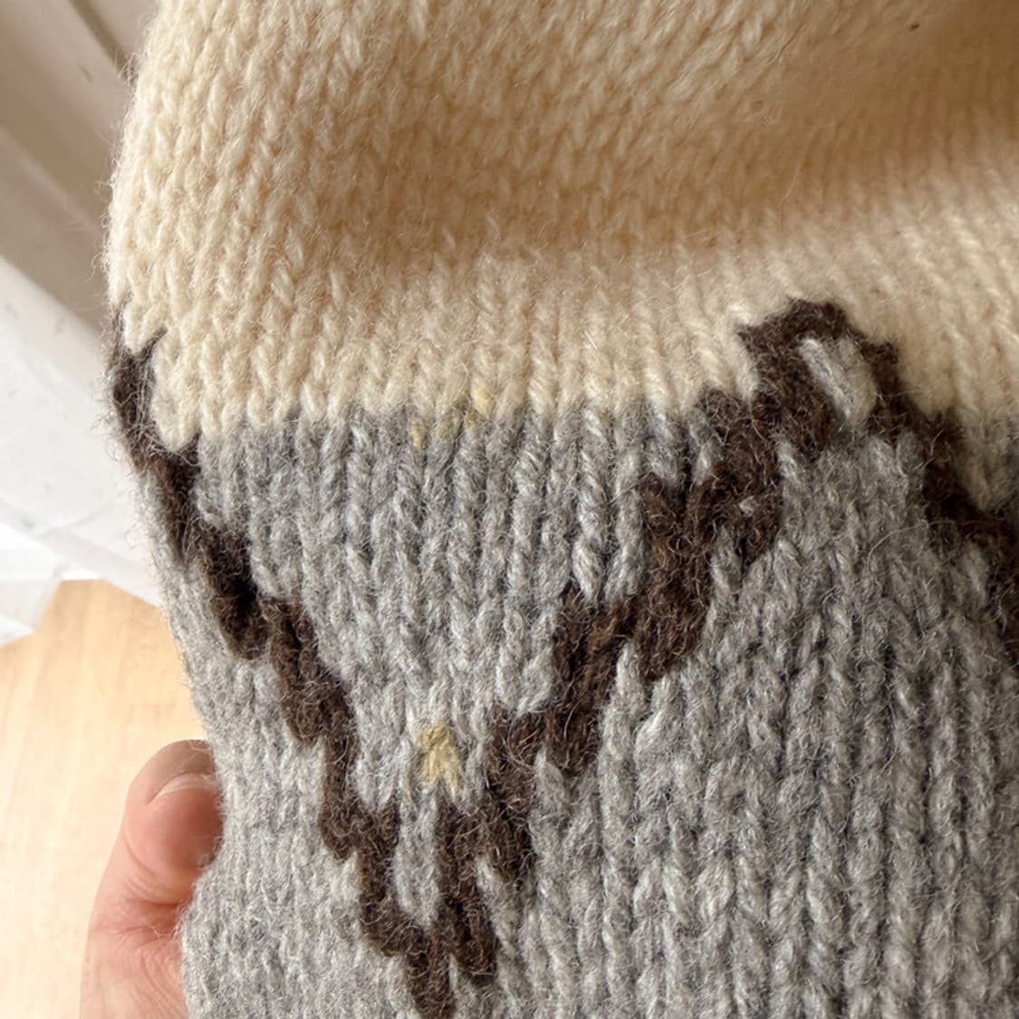 셀니빈티지 뮤트 노르딕 코위찬 니트 상품이미지8