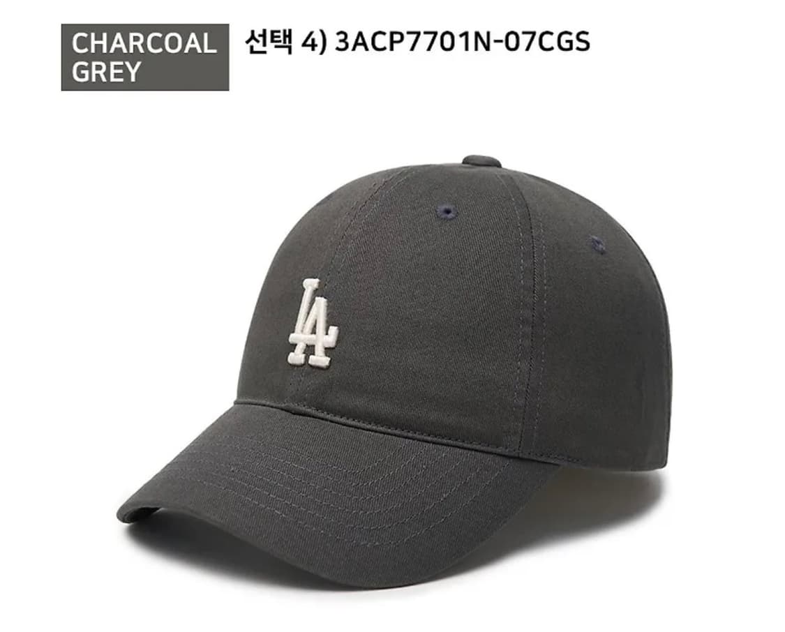 MLB / 루키 언스트럭쳐 볼캡 LA (차콜 그레이) 상품이미지1