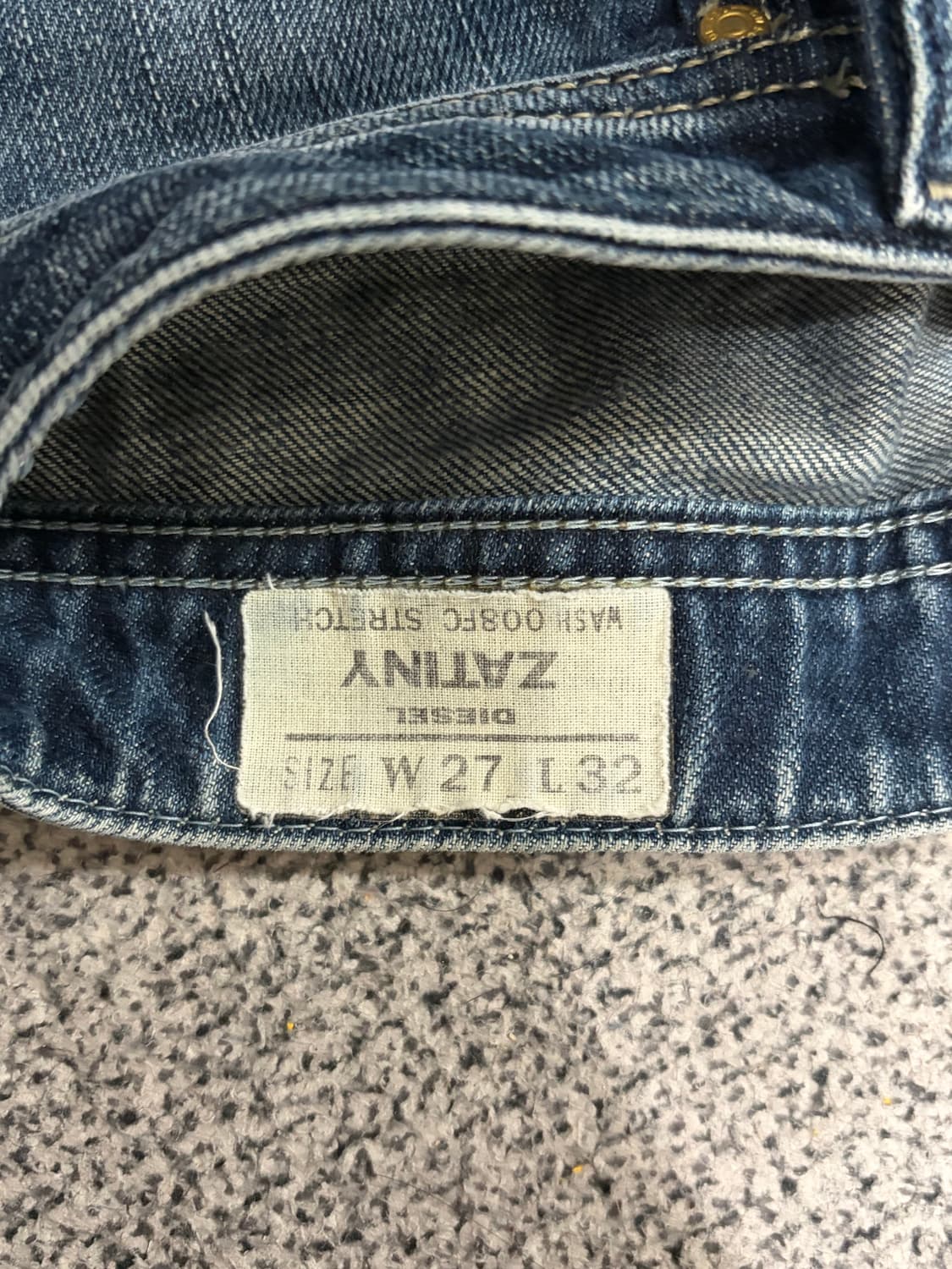 디젤 아카이브 자티니 부츠컷 데님팬츠 상품이미지5