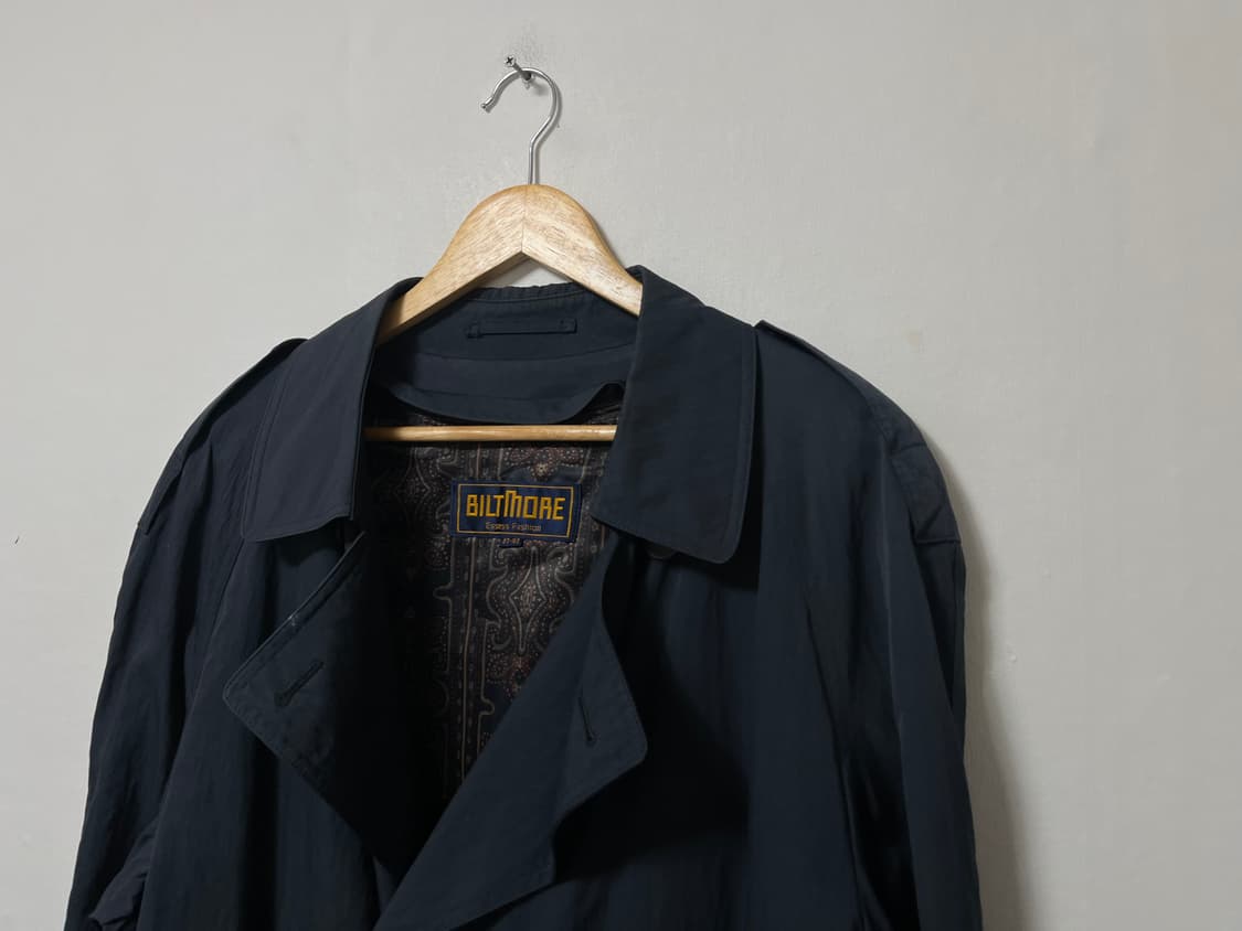 100-105 빌트모어 루즈핏 롱 트렌치코트 정품 상품이미지2