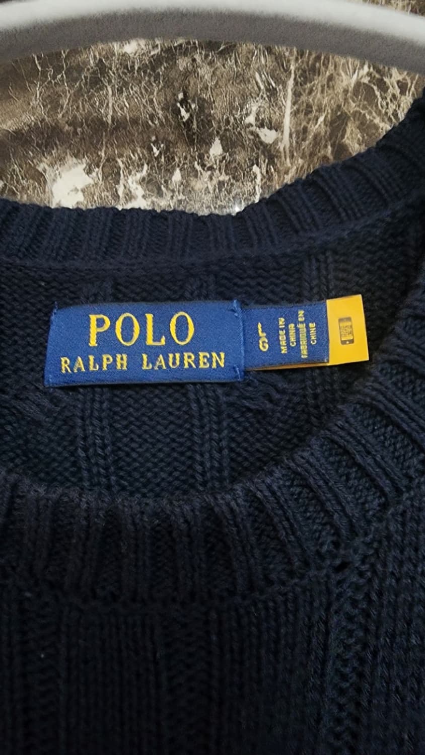 폴로 랄프로렌 케이블 니트 L 상품이미지3