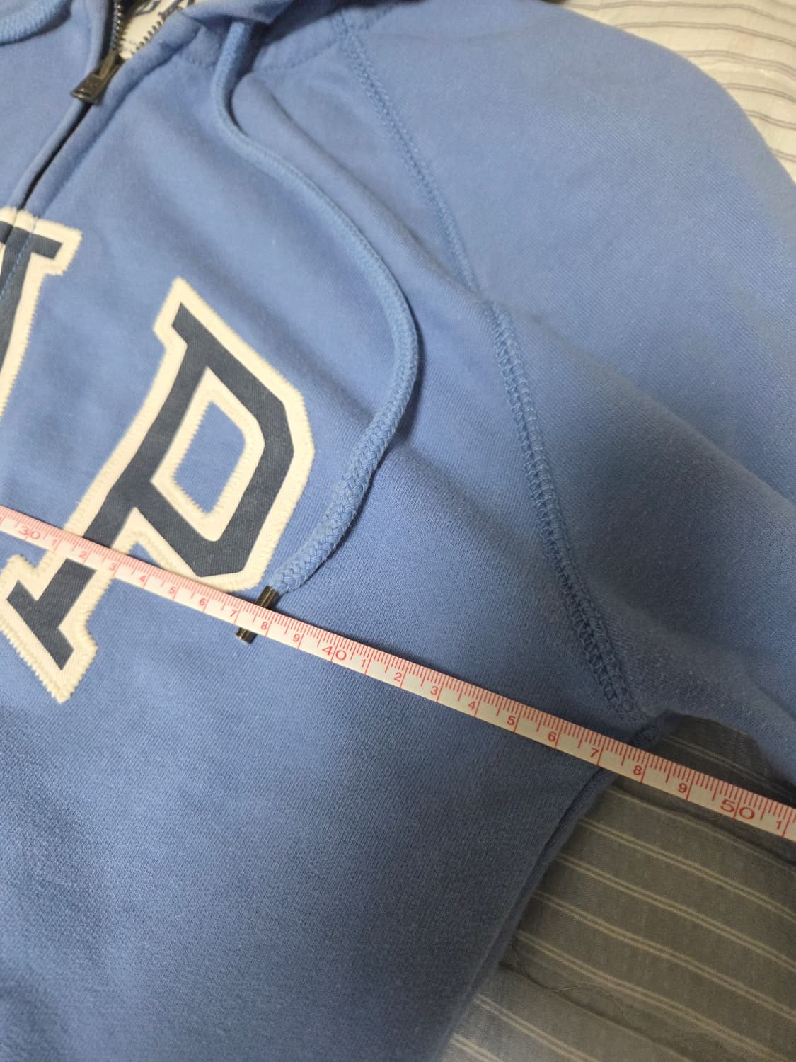 갭 스카이블루 소라색 후드집업 상품이미지5