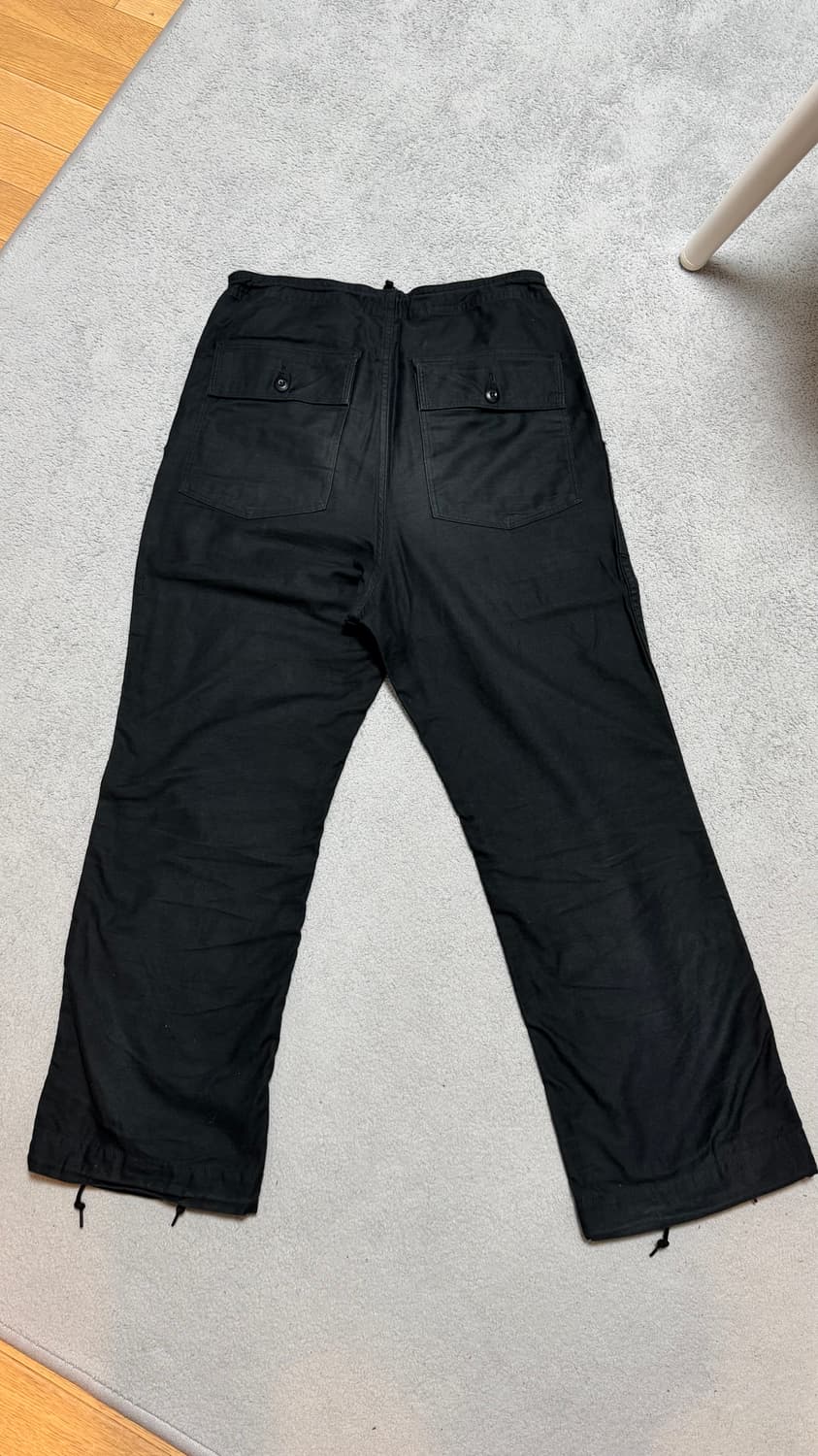 니들스 스트링 퍼티그 팬츠 블랙 S 상품이미지2