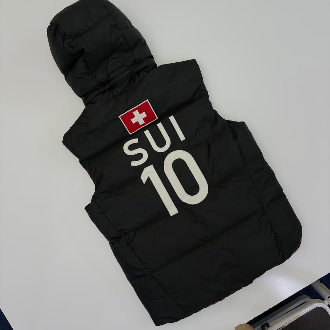 Polo  폴로 랄프로렌 자수 스위스 블랙 푸퍼 베스 트 패딩 상품이미지4