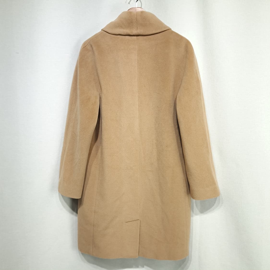 CL281 XL 막스마라 00s 이태리판 울캐시미어 숄칼라 카멜 코트 상품이미지8