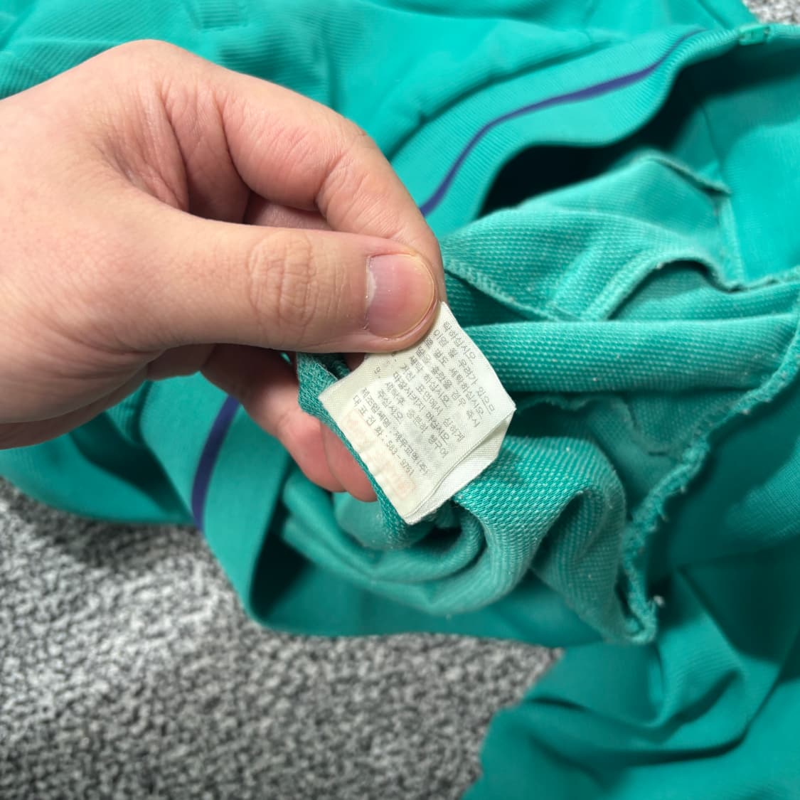 아디다스 90s 제우교역 민트 퍼플 트랙탑 (L) 상품이미지6