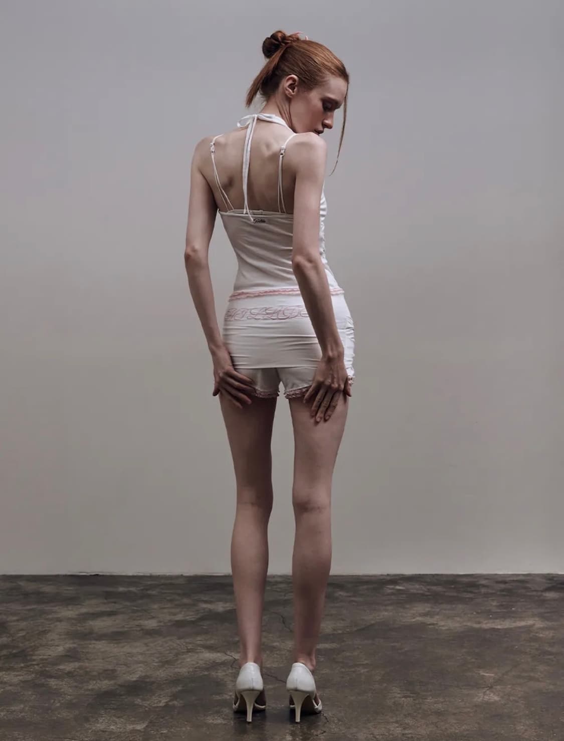 힐다 레이스 핀턱 미니 쇼츠 [아이보리] 상품이미지8
