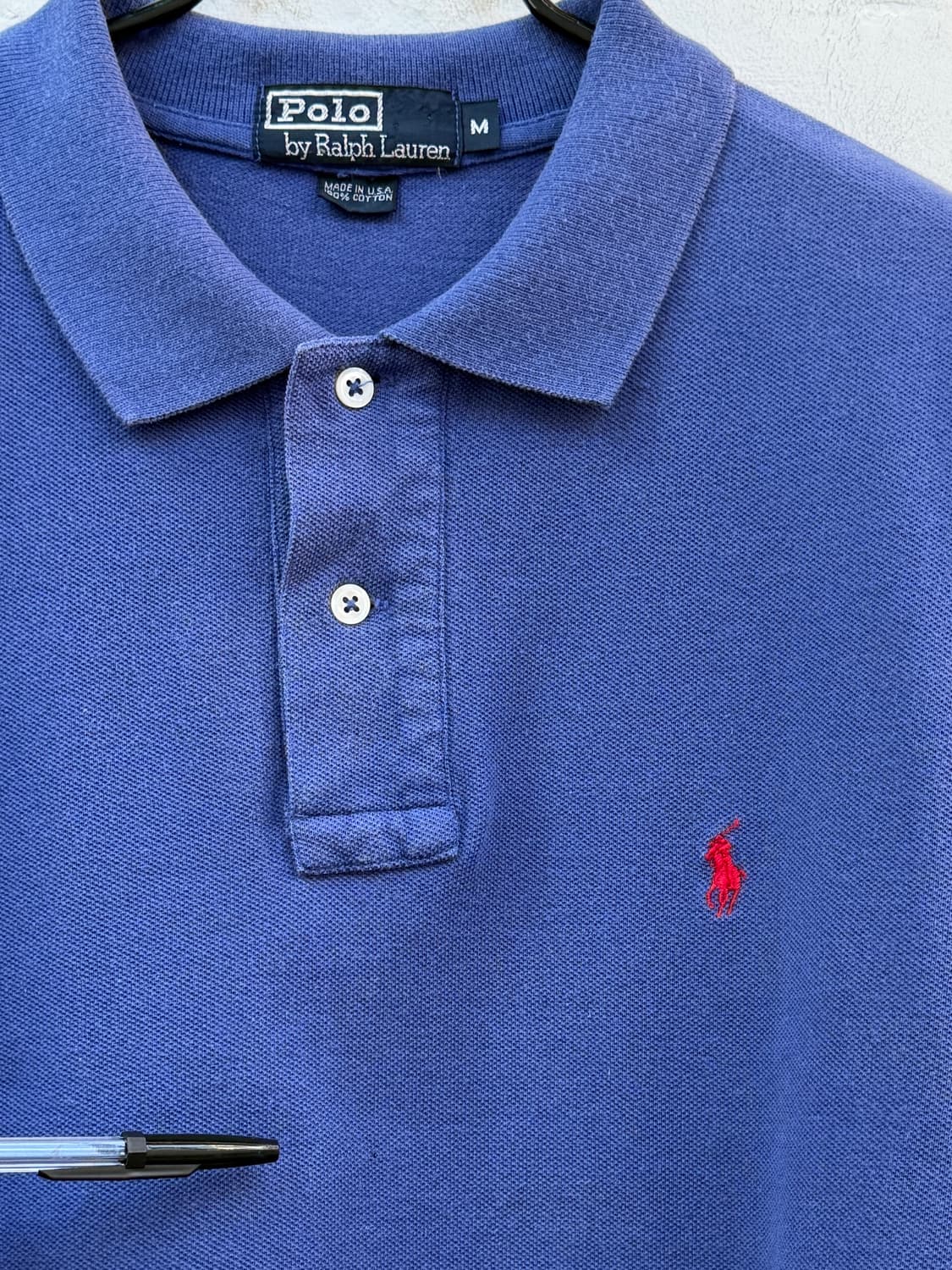 Polo by Ralph Lauren (USA) 레드포니 블루 피케셔츠  상품이미지6