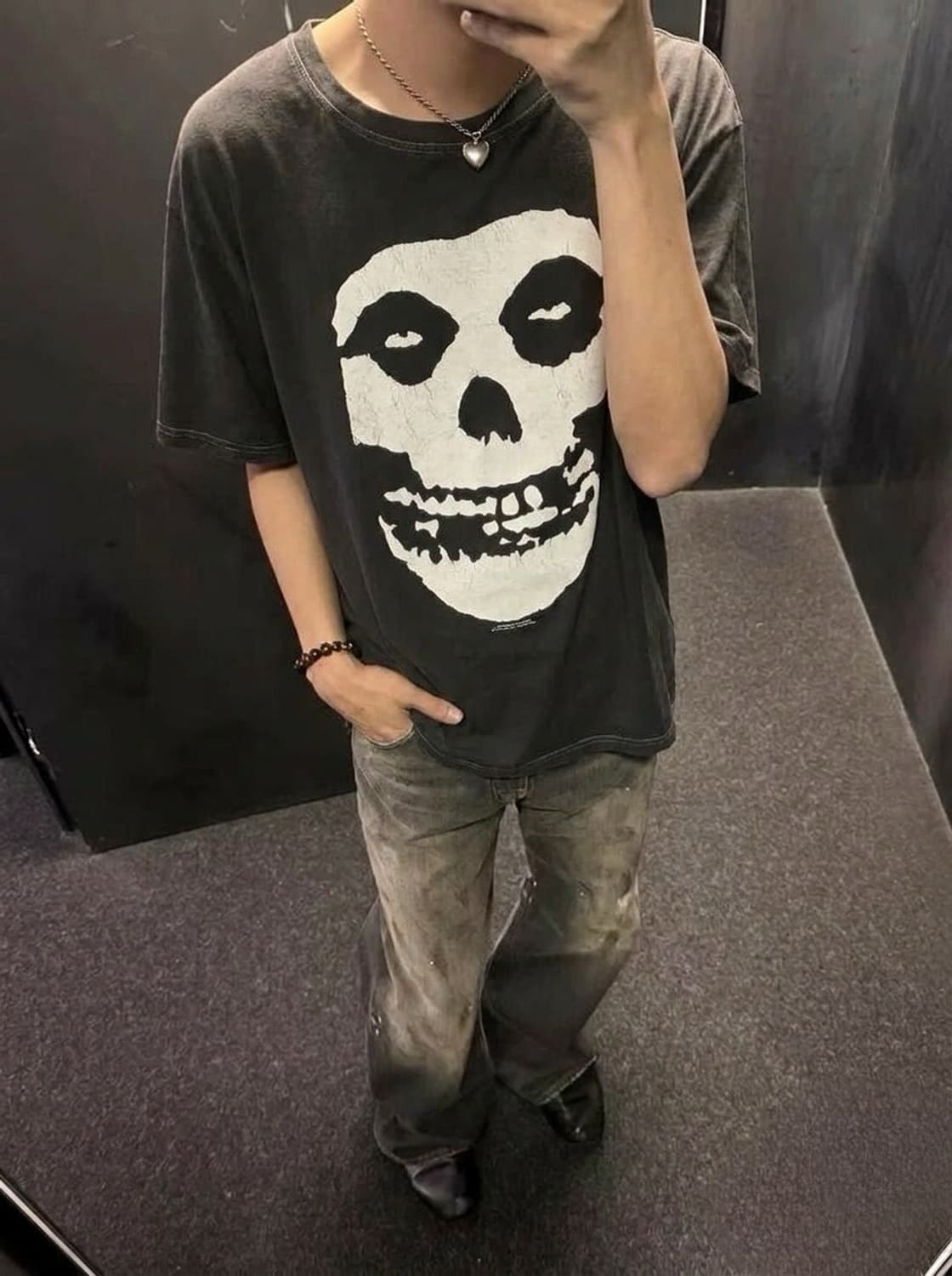 00ss Misfits 고스트페이스 락밴드 빈티지 티셔츠  XL 상품이미지1