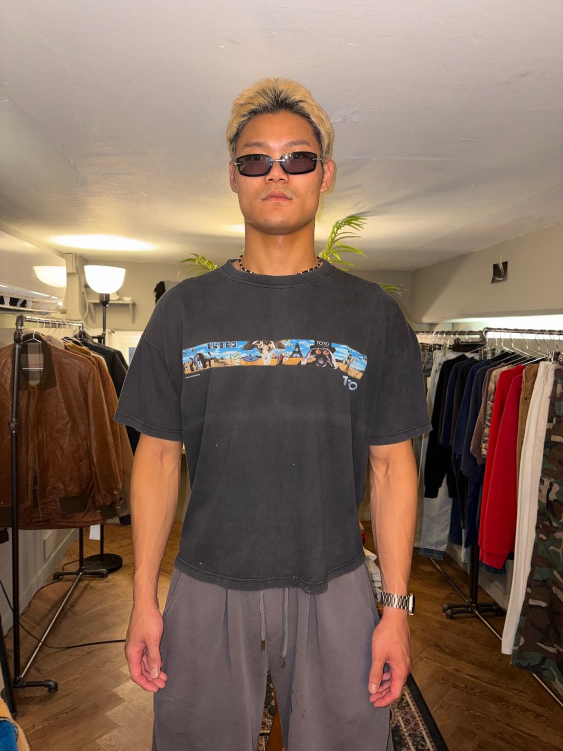 90‘s TOTO Mindfields World Tour faded T 상품이미지3