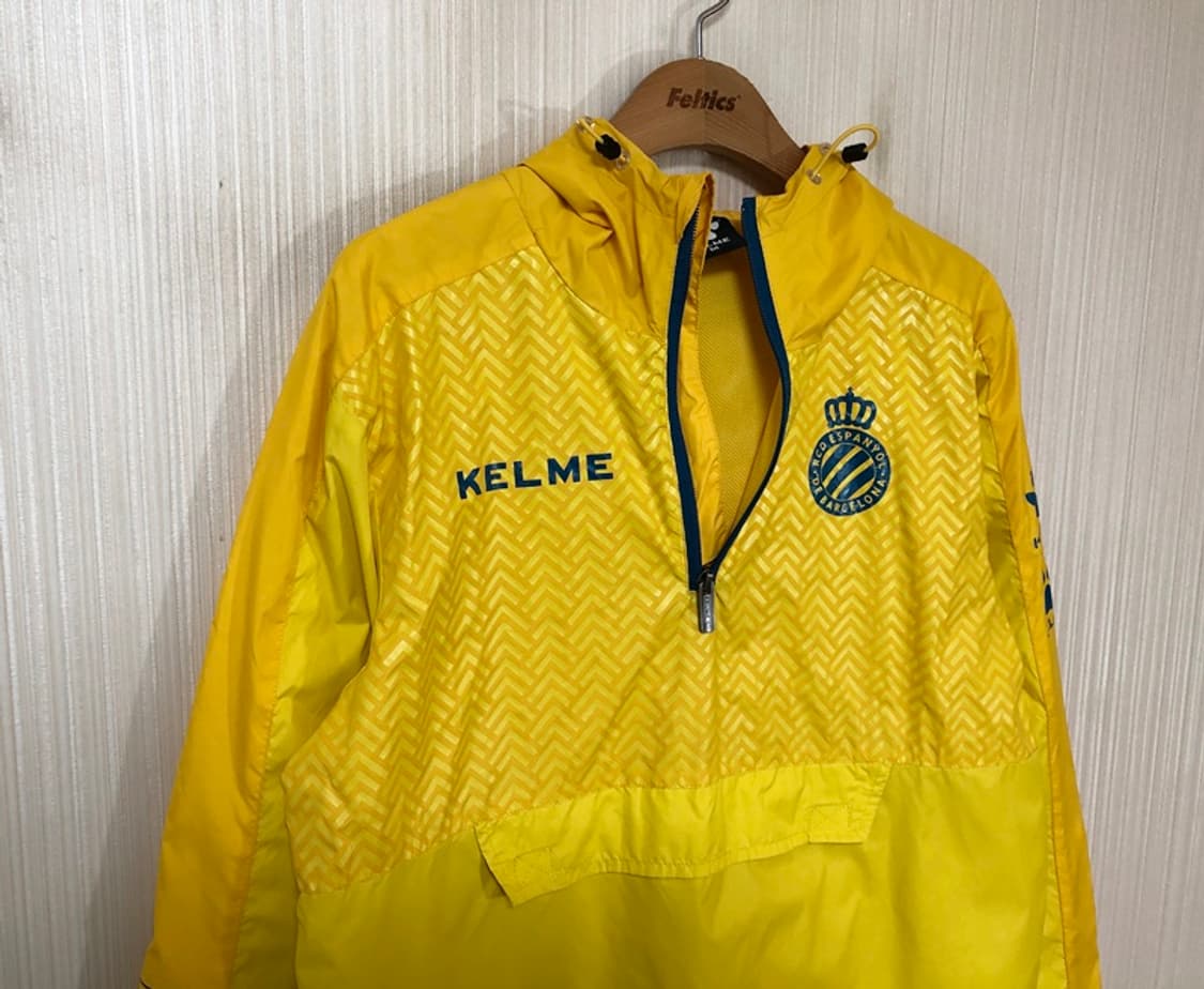 켈미 18-19 RCD 에스파뇰 어센틱 트레이닝탑/윈드자켓 M(해외) 상품이미지5