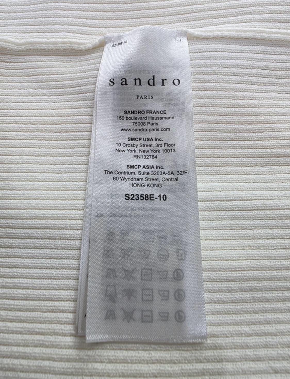 Sandro 산드로 크림 니트 블라우스 ~55 상품이미지9