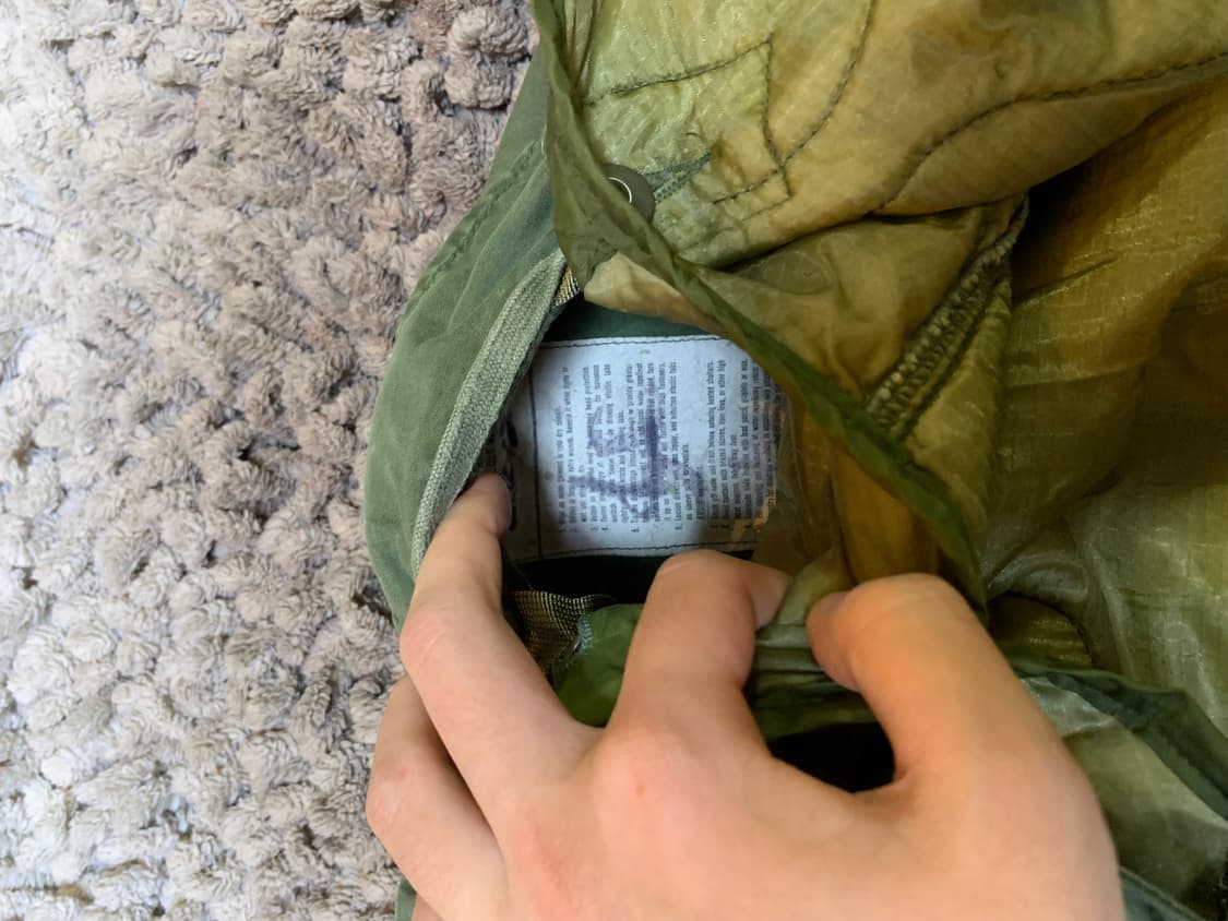 오리지널 70s M-65 내,외피 모자 (내,외피) 풀세트 상품이미지2