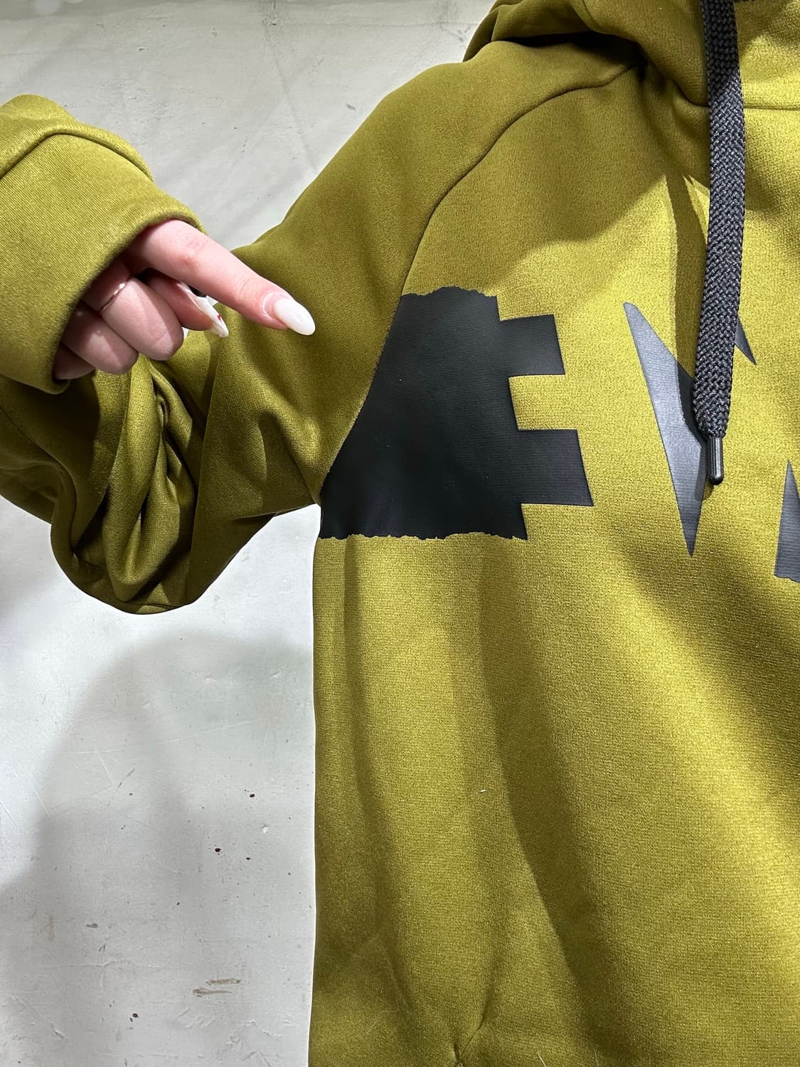 나이키 올리브 그린 오버핏 후드티 M 상품이미지4