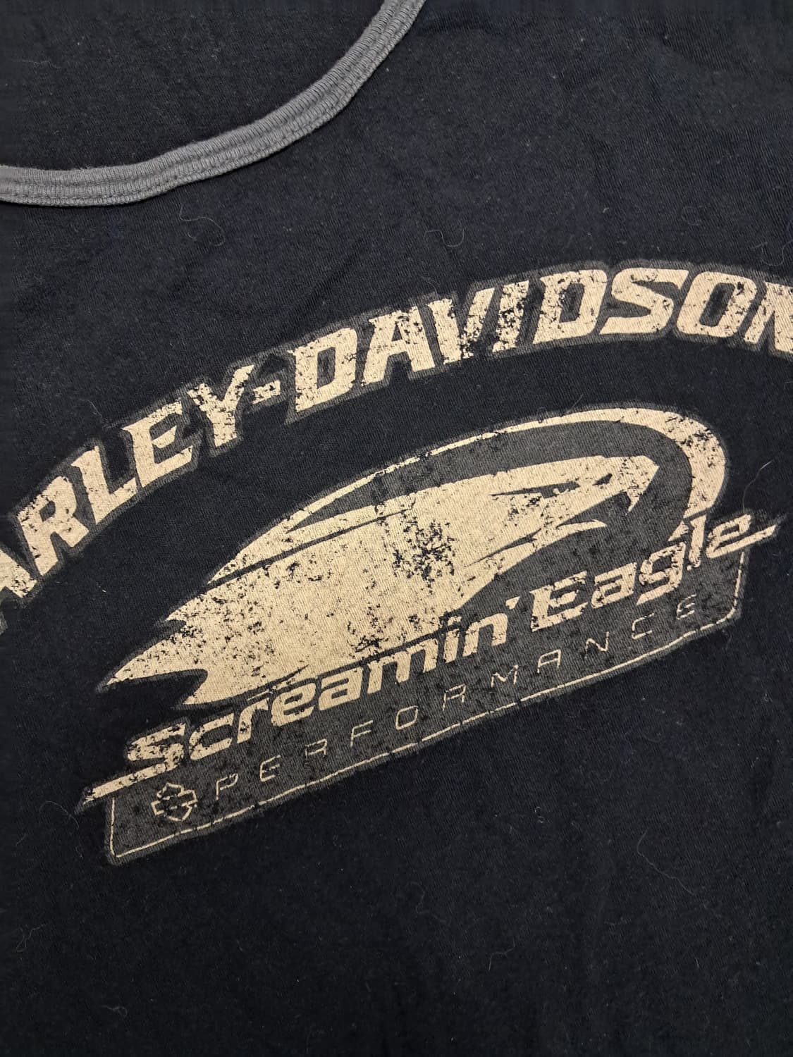 할리데이비슨 스크리밍 이글 블랙 런닝 탱크탑 상품이미지3