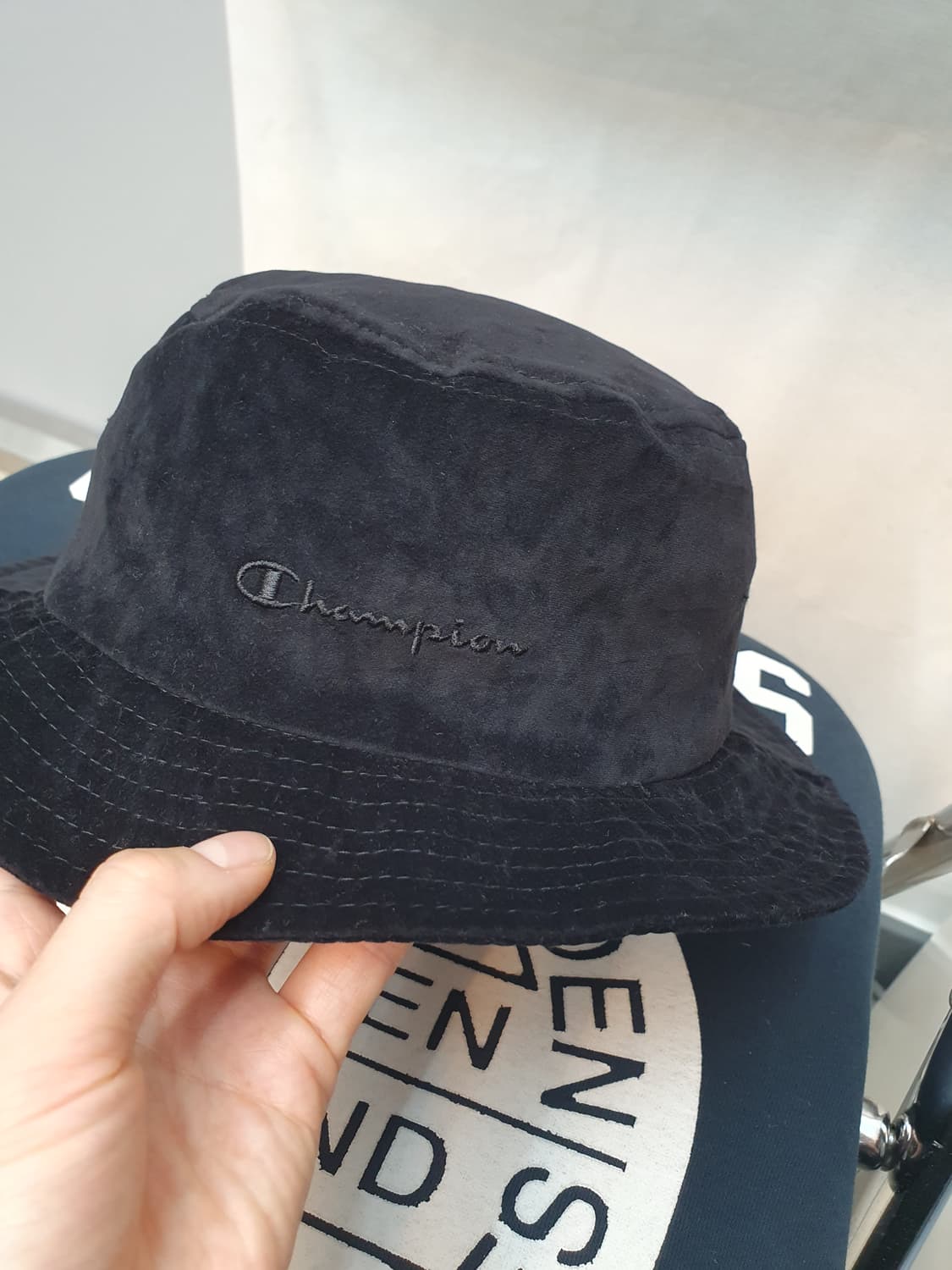 챔피온 벨벳 버킷햇 모자 상품이미지5