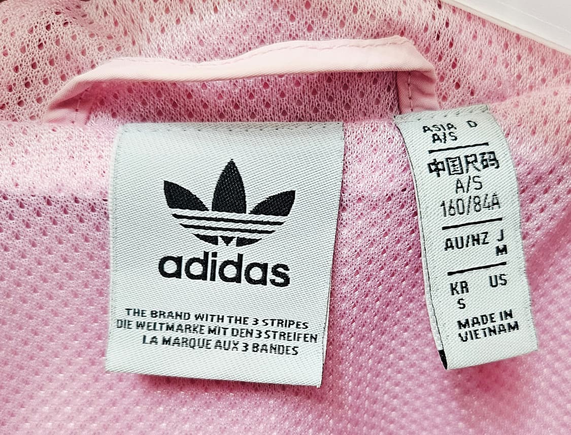 (90~100)S☆우주매물☆딸기우유 아디다스 파이어버드 [연핑] 바람막이 상품이미지2